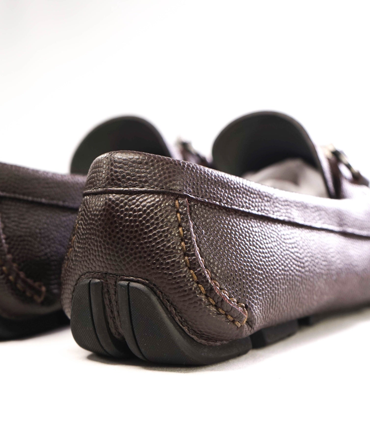$800 Salvatore Ferragamo "PARIGI" Brown Leather Footwear US 8.5D