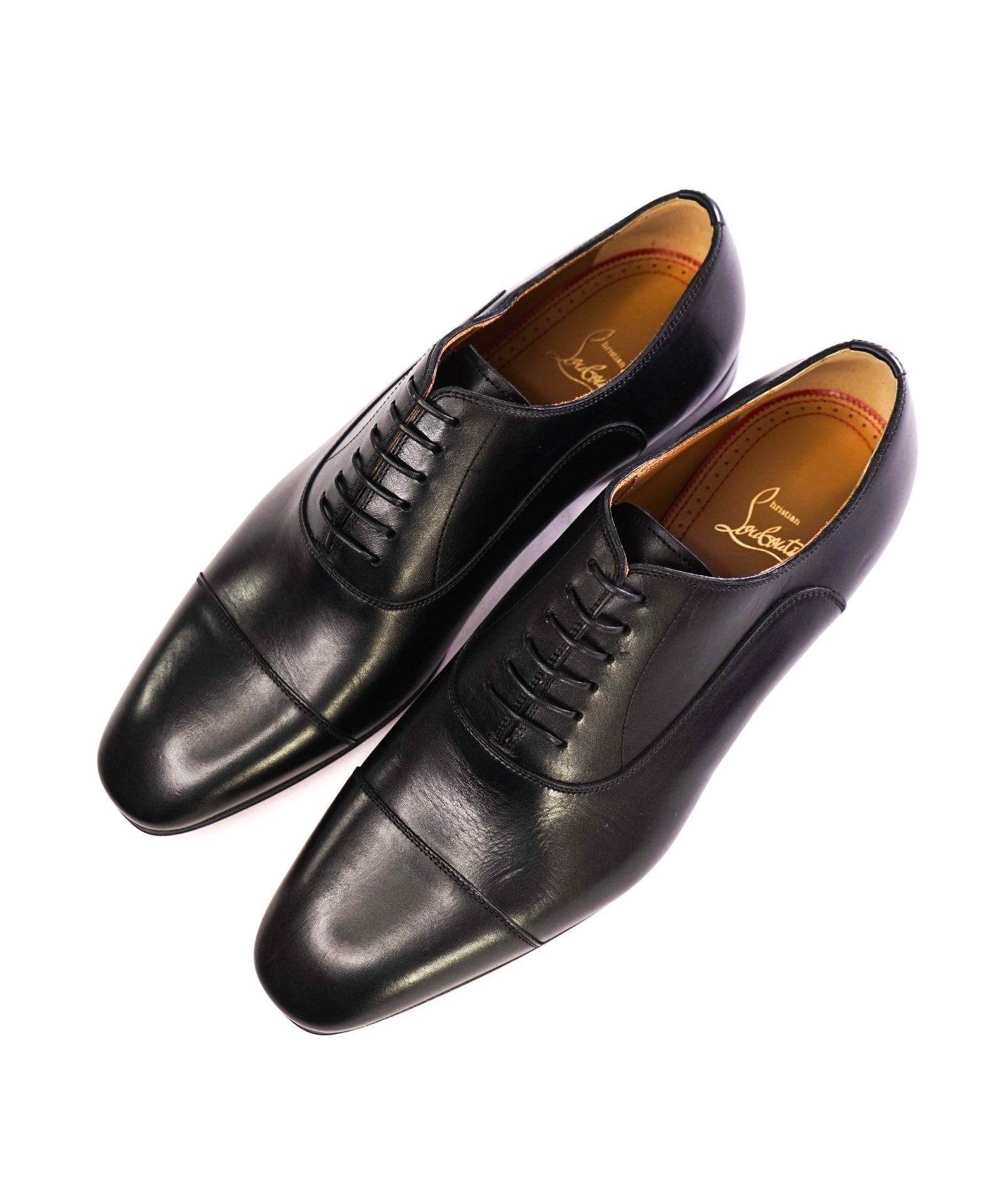 $1,050 CHRISTIAN LOUBOUTIN - *GREGGO* Black Oxfords US 9.5 (42.5 EU)