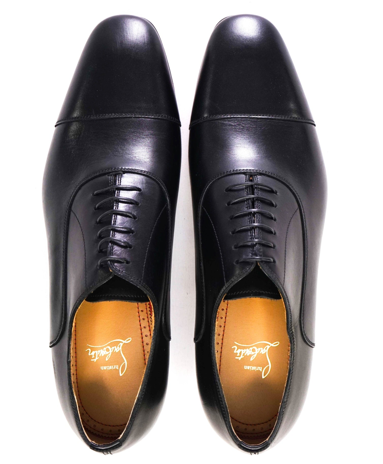 $1,050 CHRISTIAN LOUBOUTIN - *GREGGO* Black Oxfords US 9.5 (42.5 EU)