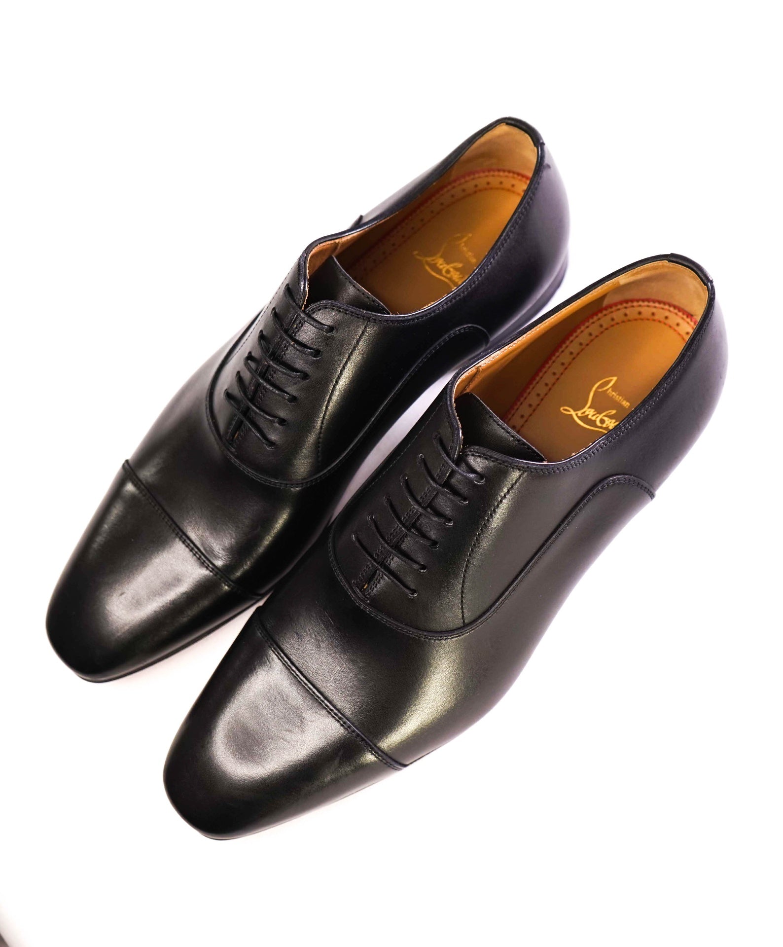 $1,050 CHRISTIAN LOUBOUTIN - *GREGGO* Black Oxfords US 10.5 (43.5EU)