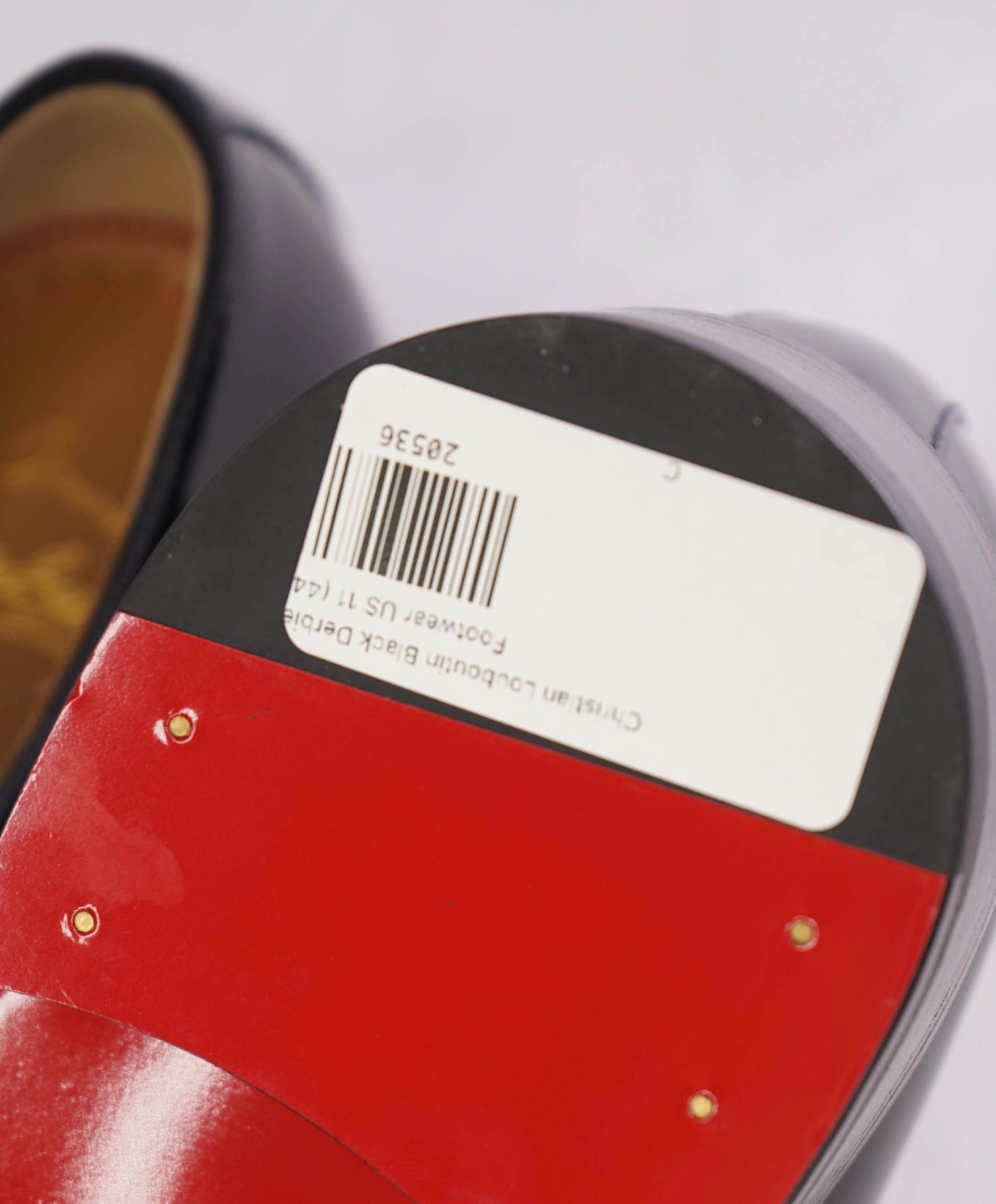 $1,250 Christian Louboutin "Chambeliss" Black Patent Oxfords US 11 (44EU)