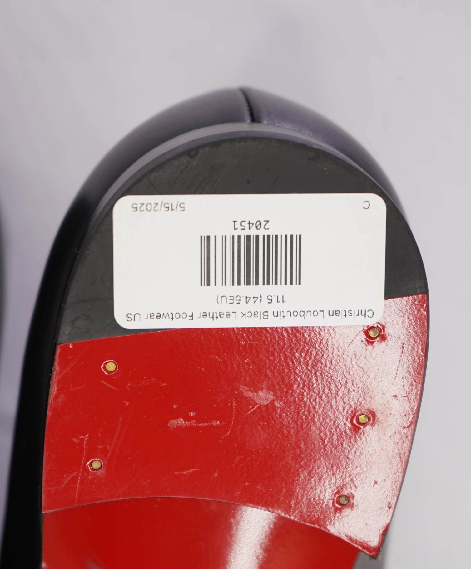 $1,250 CHRISTIAN LOUBOUTIN - *LAFITOCH* Black Lthr Oxfords US 11.5 (44.5EU)