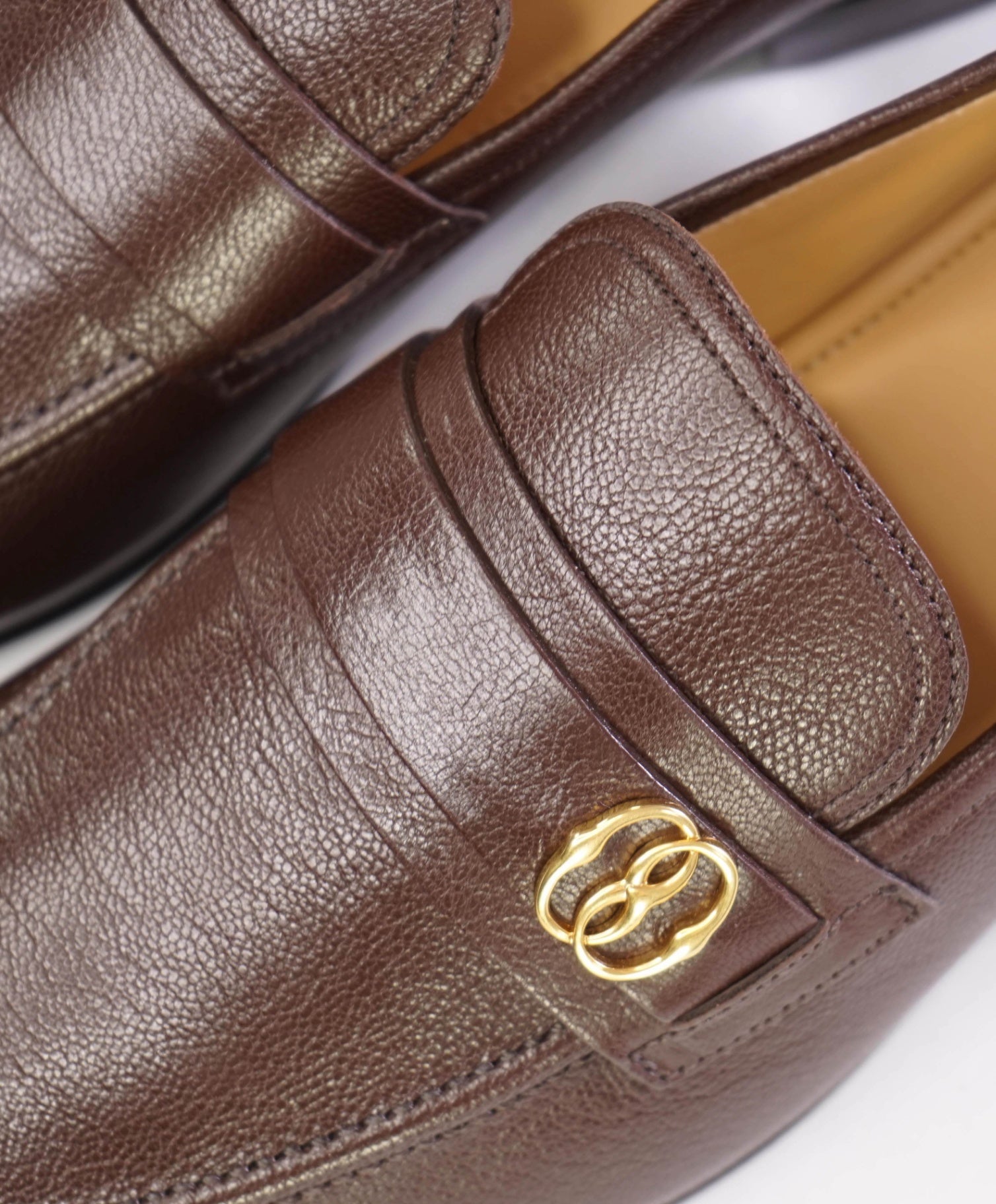 $790 Bally Brown Leather Loafers "SADEI" US 7D (6UK)