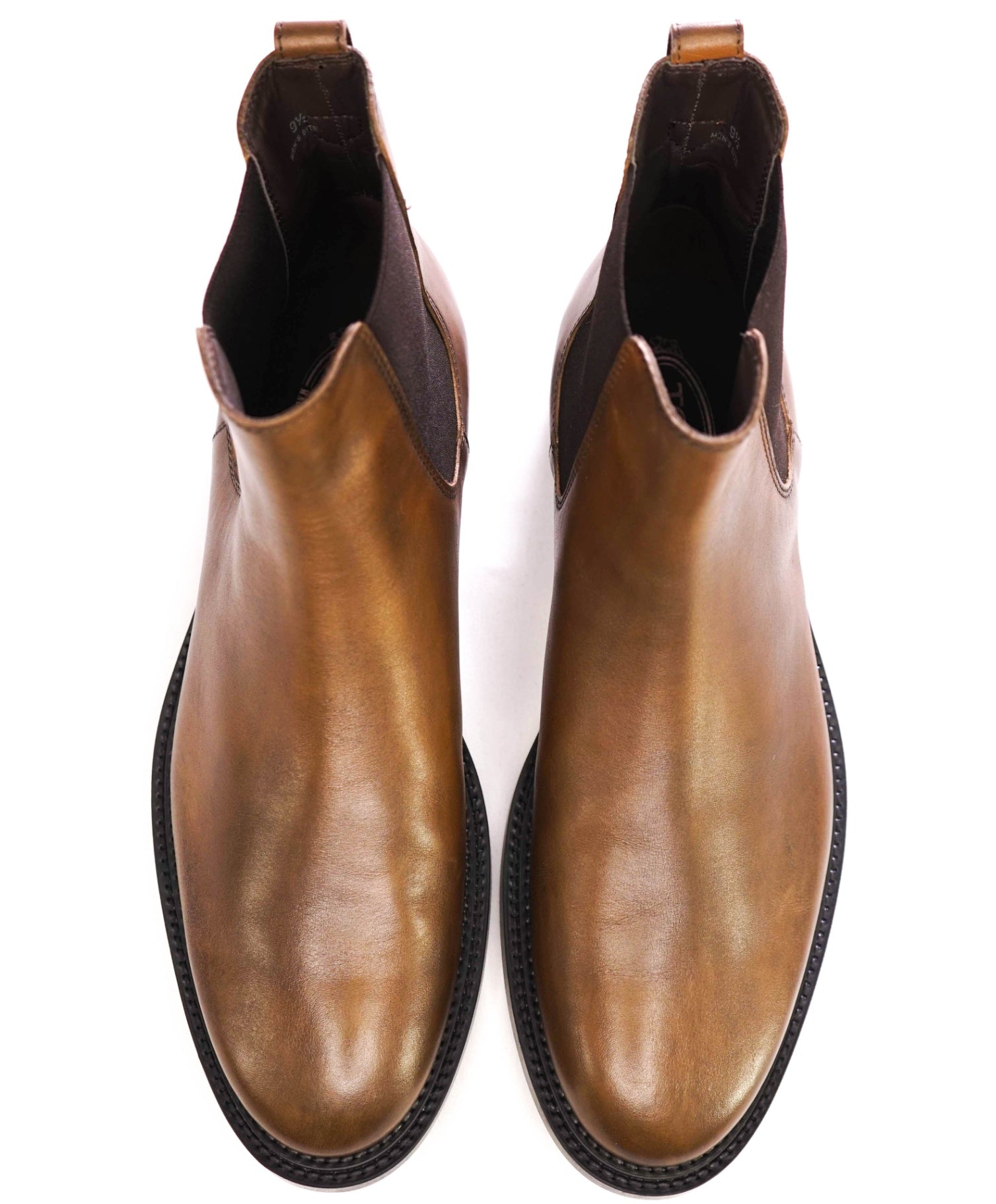 $825 Tod's Brown Ankle Boots Leather Footwear US 9.5 (UK8.5)