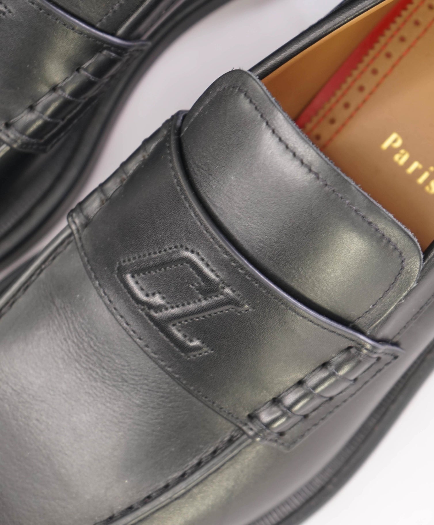 $1,095 Christian Louboutin "URBINO" Mock Braid Loafers US 8 (41EU)