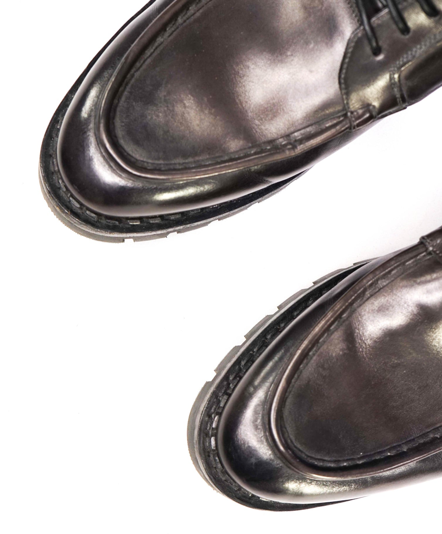$1,490 Santoni Boots Leather RABBIT FUR US 11 (UK10)