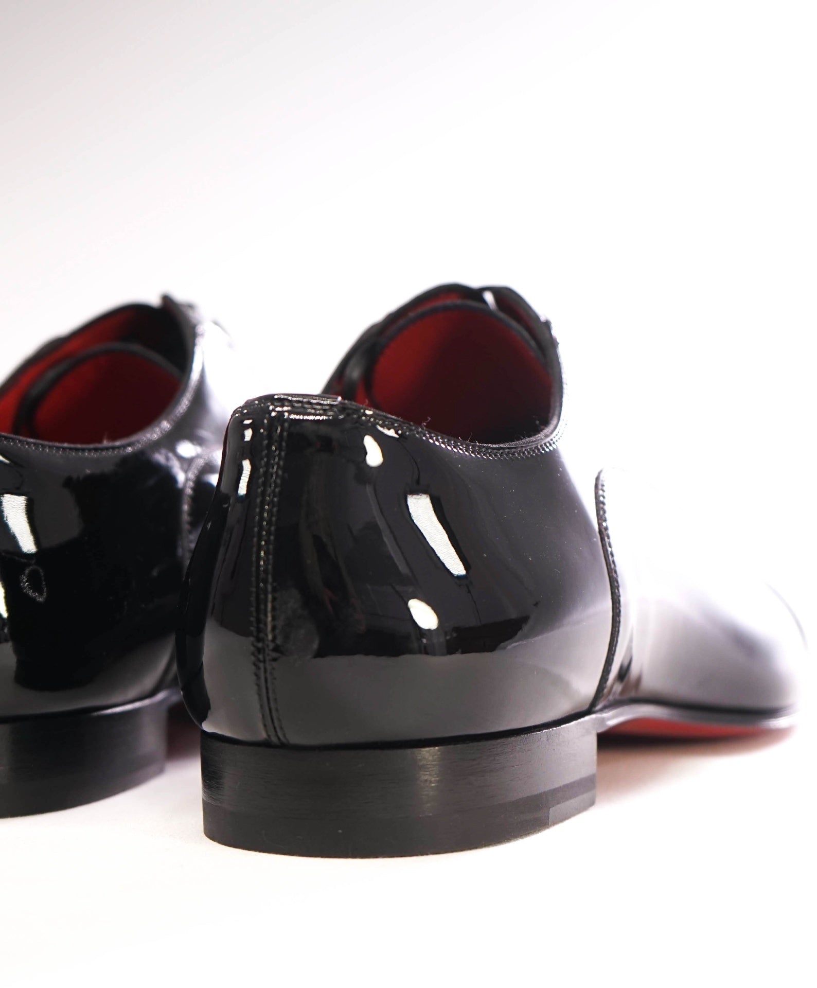 $1,100 Christian Louboutin Black "GREGHOST" Patent Oxfords US 11.5 (44.5EU)