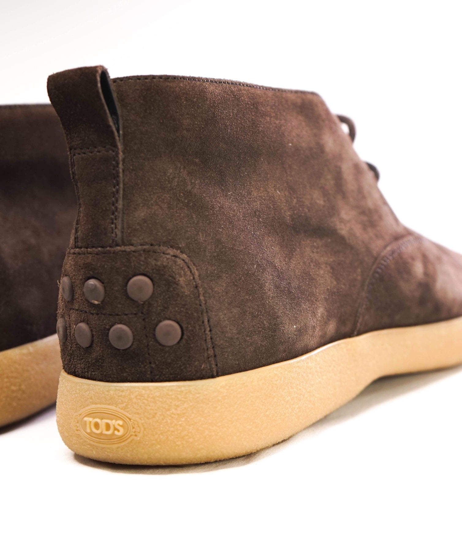 $750 Tod's Brown Suede Chukka Boot Footwear US 9.5 (UK8.5)