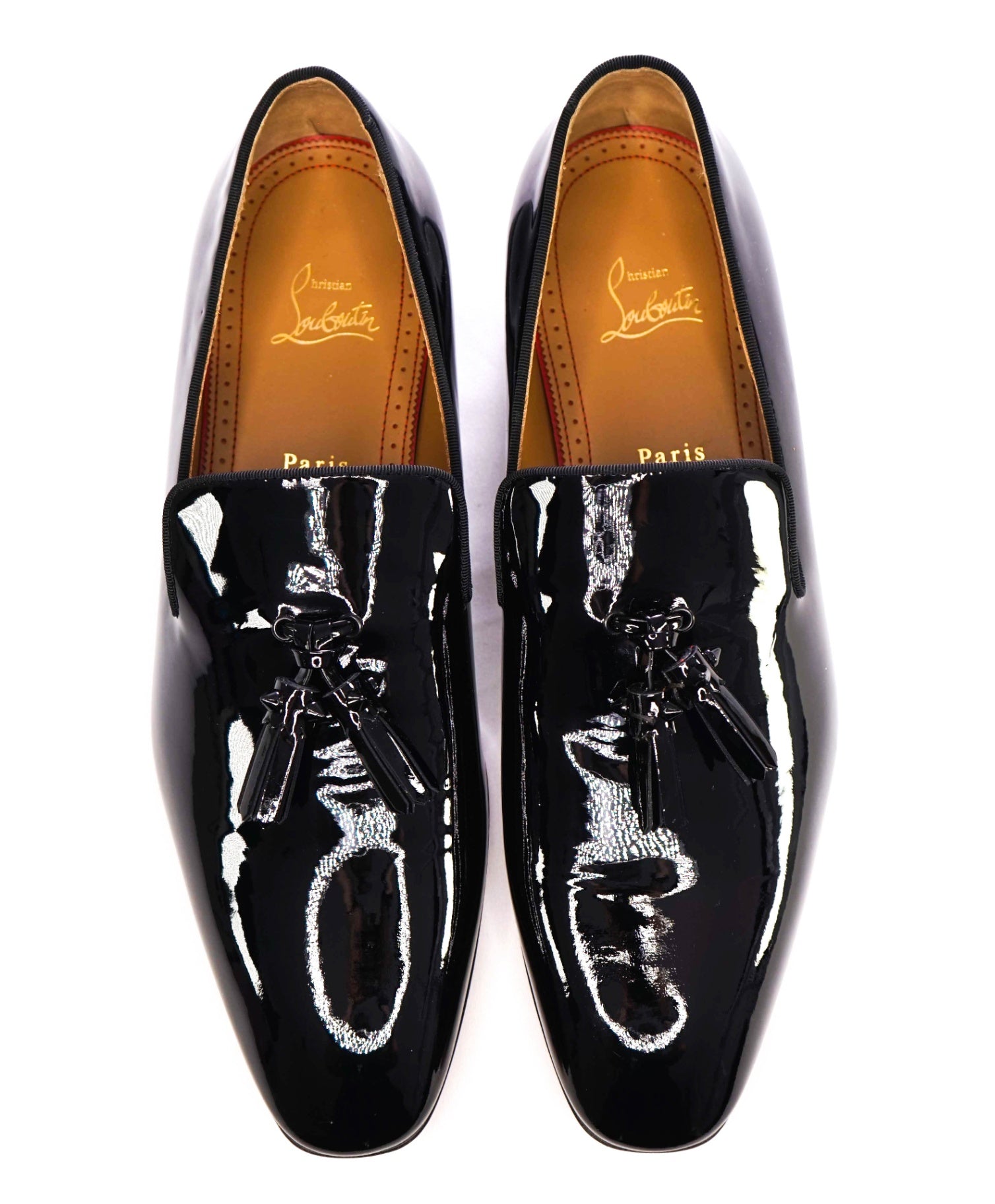 $1,050 CHRISTIAN LOUBOUTIN - *Dandelion* Spike Tassel Loafers US 10.5 (43.5EU)