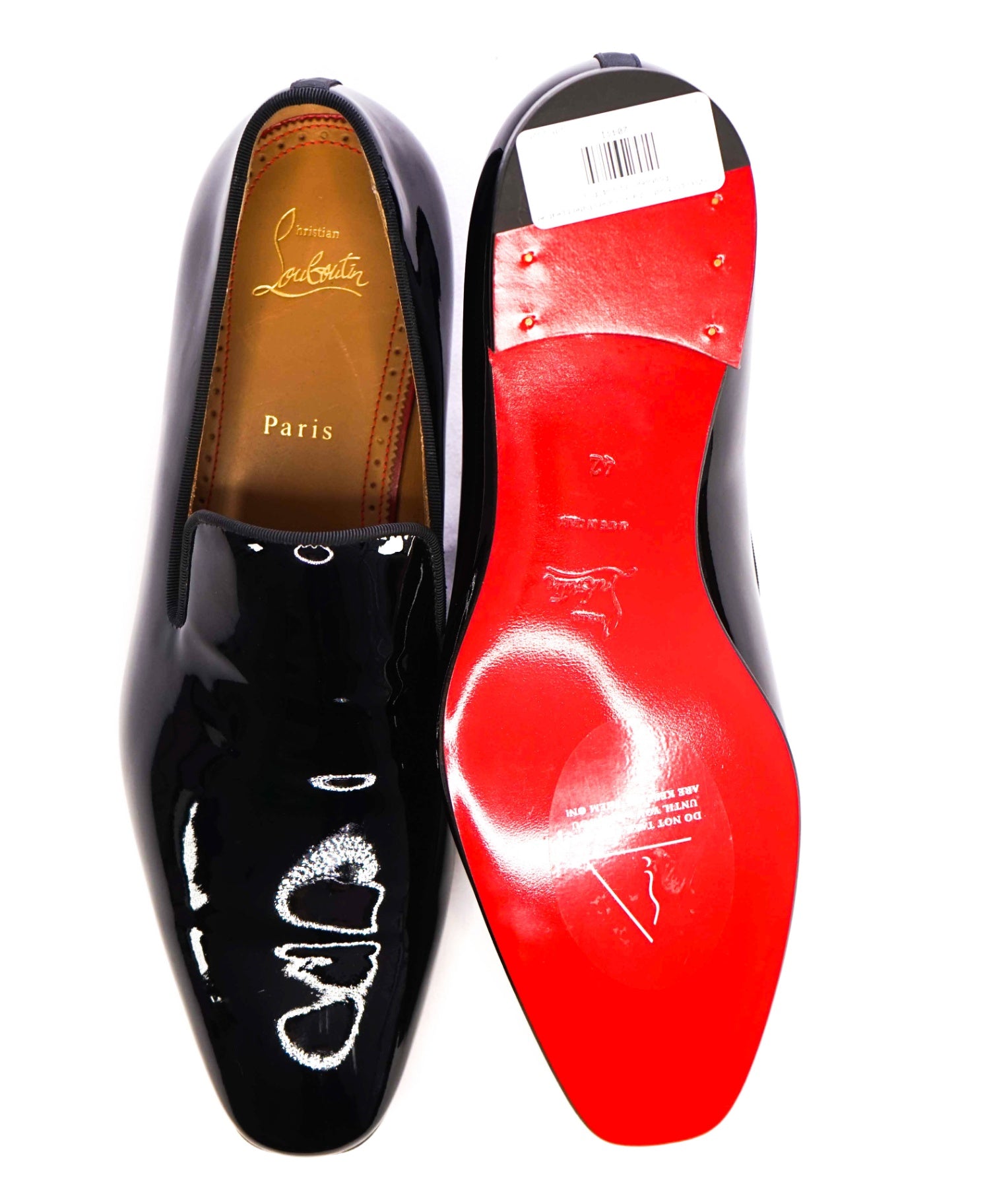 $1,050 CHRISTIAN LOUBOUTIN - *Dandelion* Patent Leather Loafers US 9 (42EU)