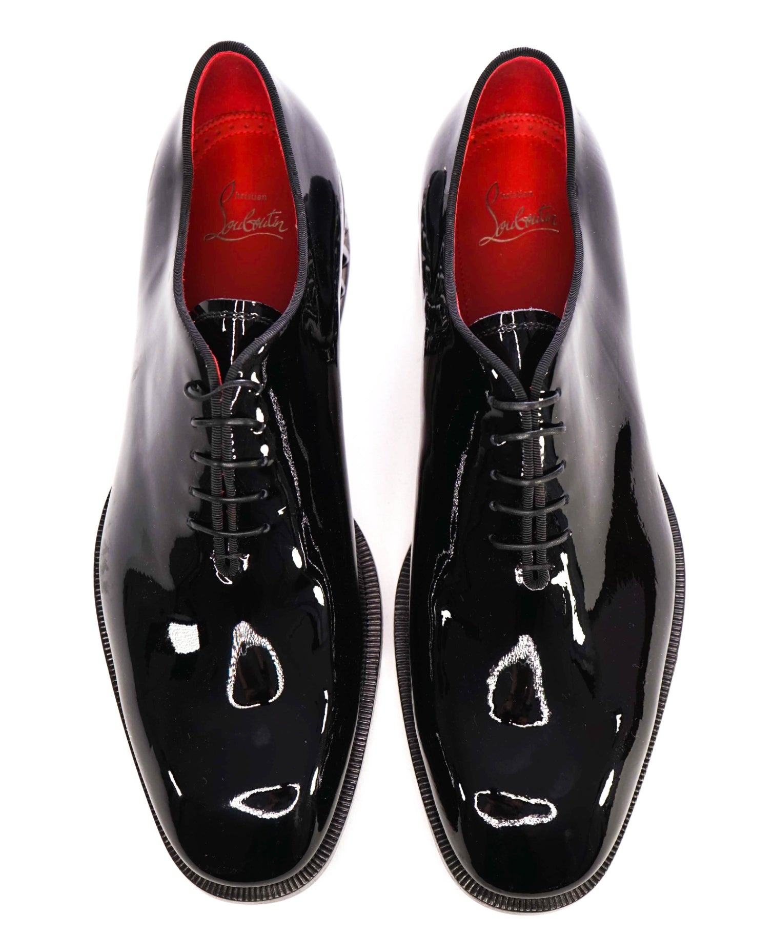 $1,295 CHRISTIAN LOUBOUTIN - *CORTEO* Black Oxfords US 10 (43EU)