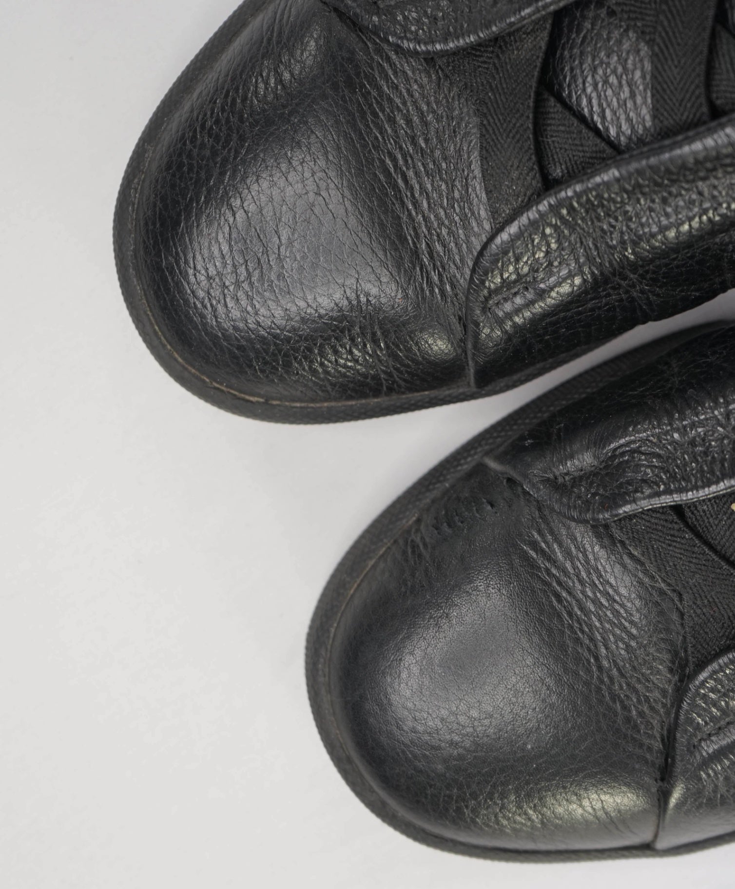 $995 Ermenegildo Zegna "Triple Stitch" Black Sneakers US 10 (9UK)