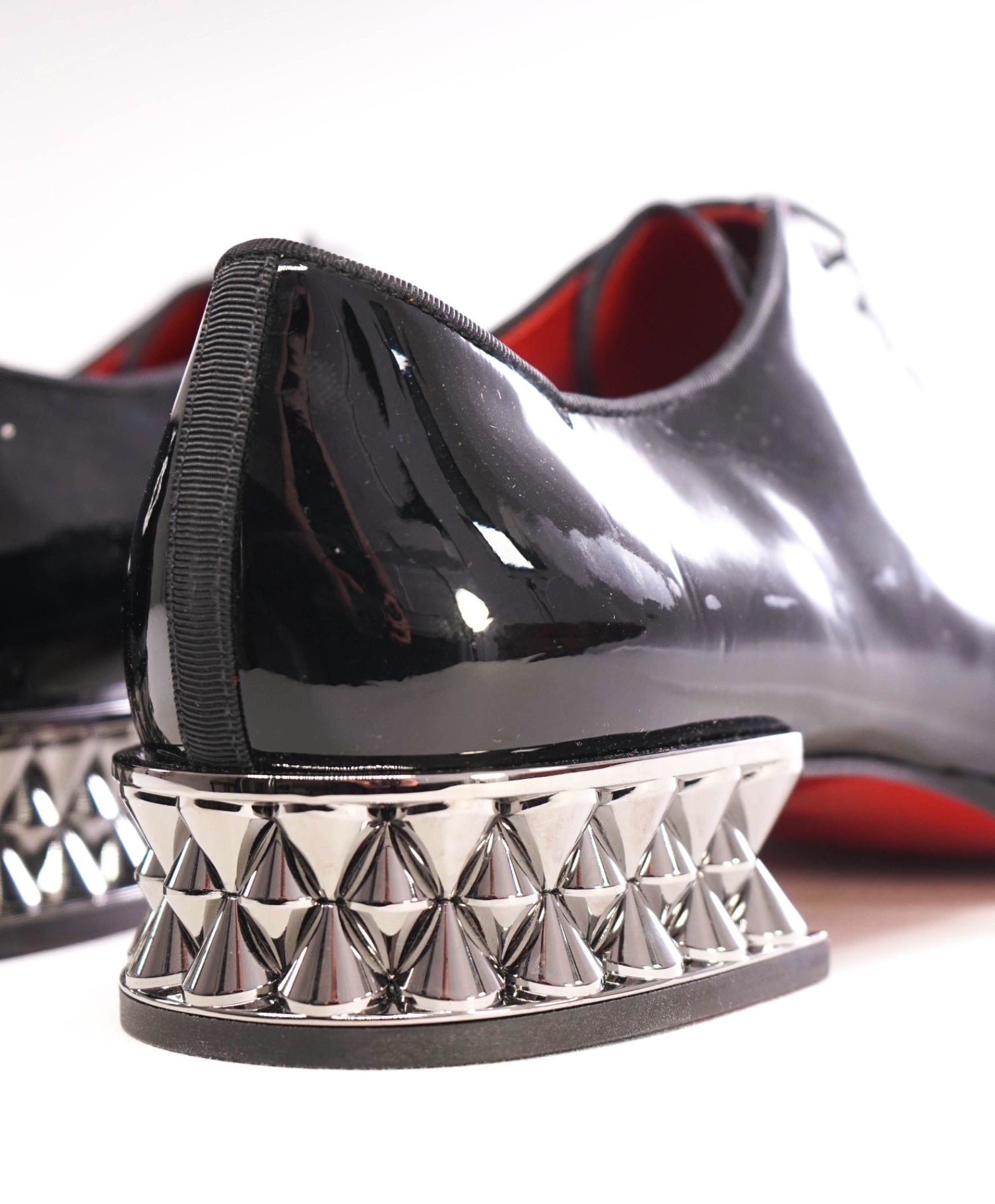 $1,295 CHRISTIAN LOUBOUTIN - *CORTEO* Black Oxfords US 10 (43EU)