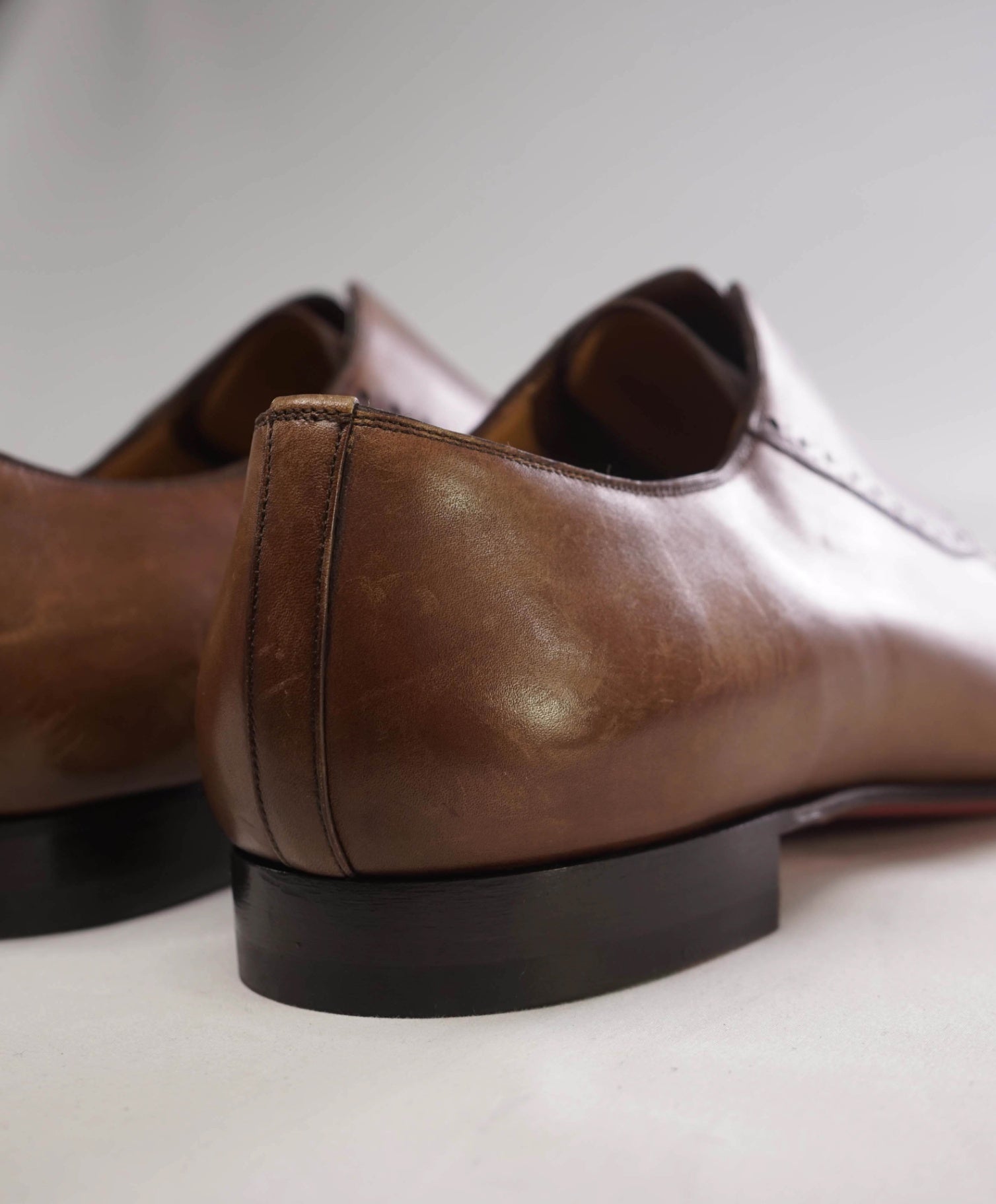$1,250 CHRISTIAN LOUBOUTIN - *LAFITOCH* Brown Lthr Loafer US 13 (46EU)