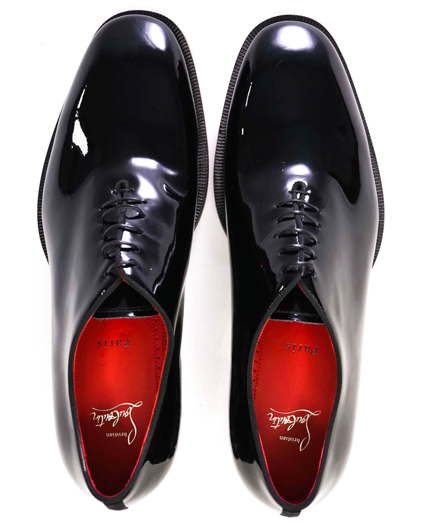 $1,295 CHRISTIAN LOUBOUTIN - *CORTEO* Black Oxfords US 9.5 (42.5EU)