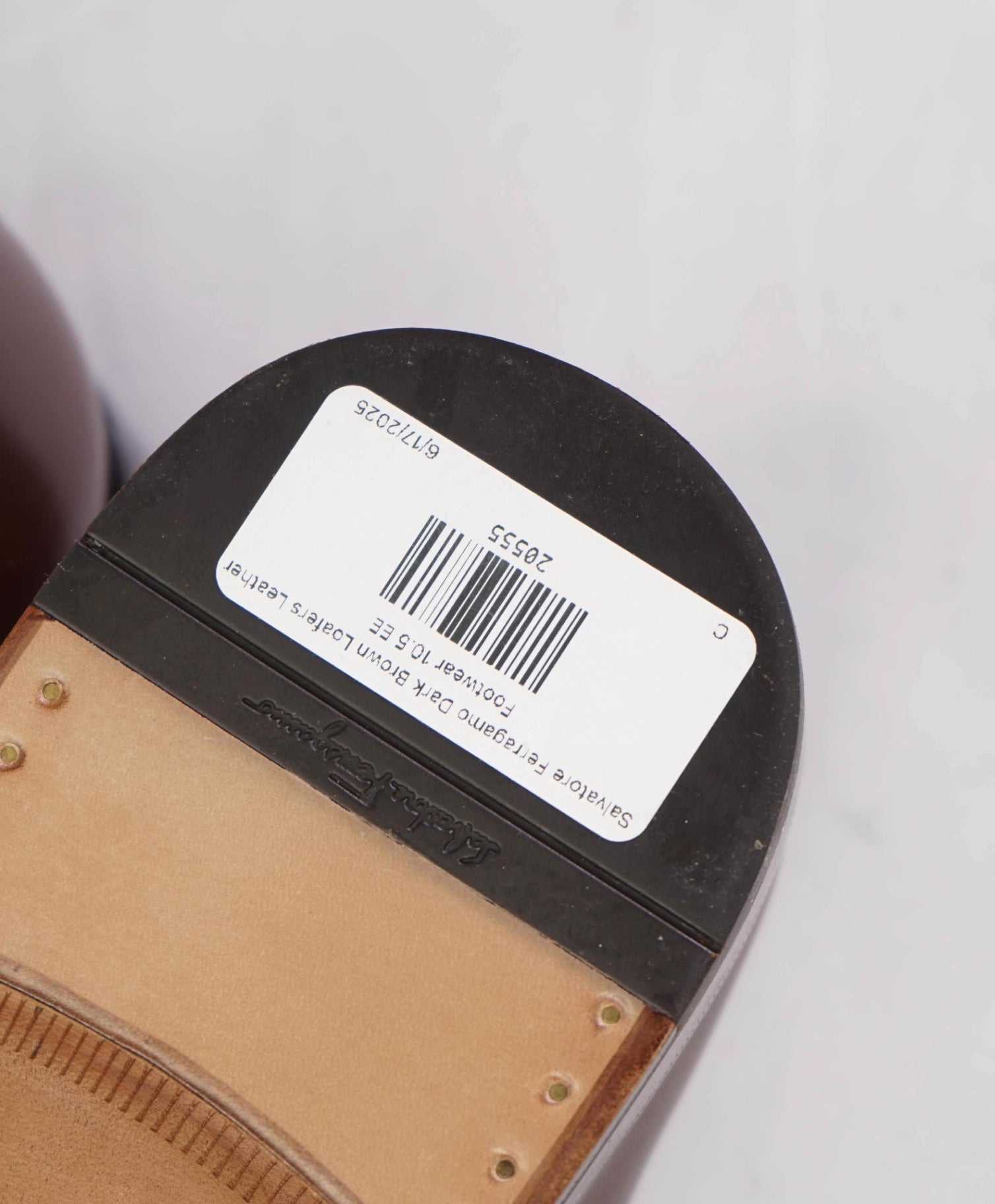 $1,295 Salvatore Ferragamo "TRAMEZZA" Brown Penny Loafers 10.5 EE