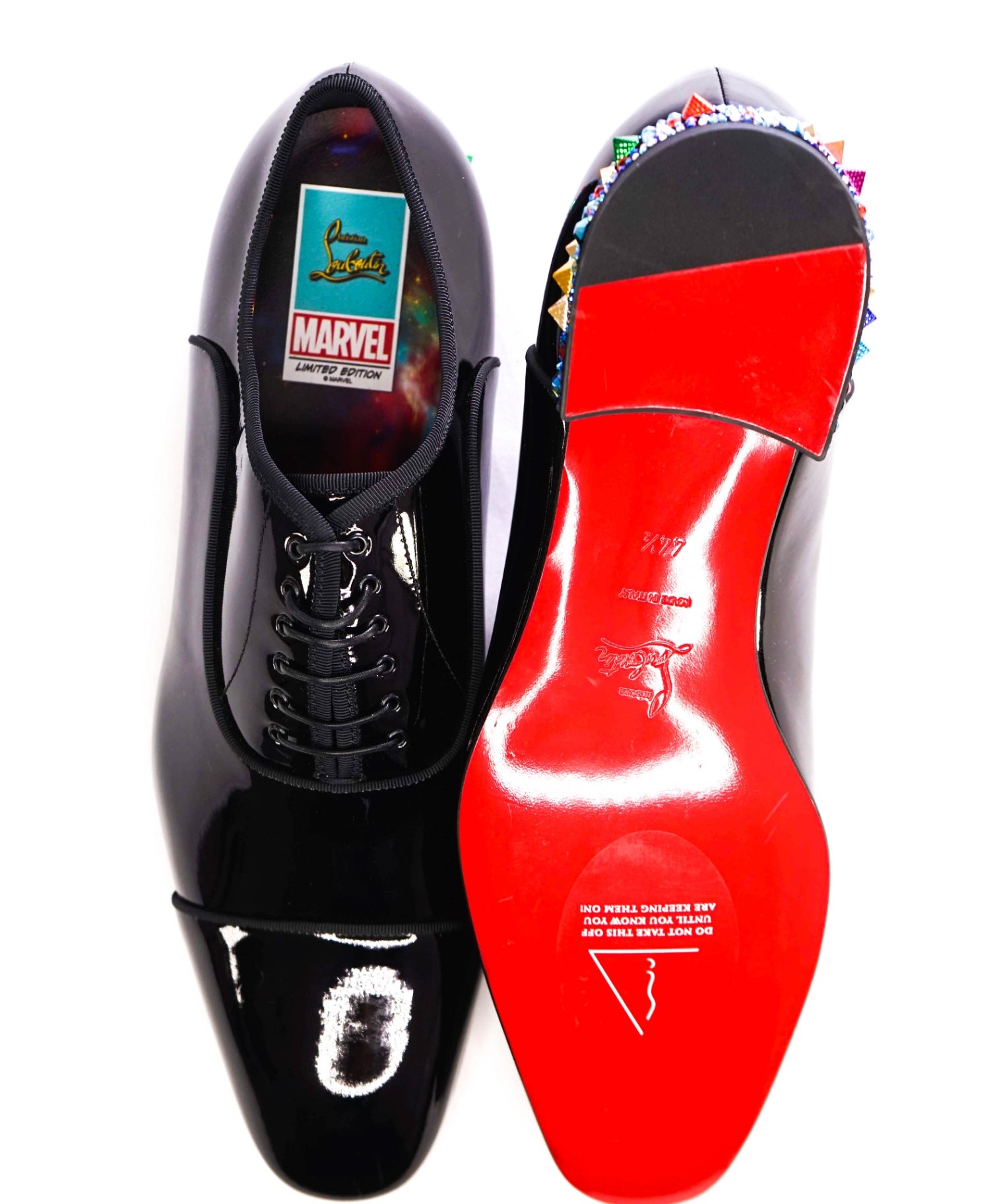 $1,750 Christian Louboutin *MARVEL limited* Patent Oxfords US 11.5 (44.5EU)