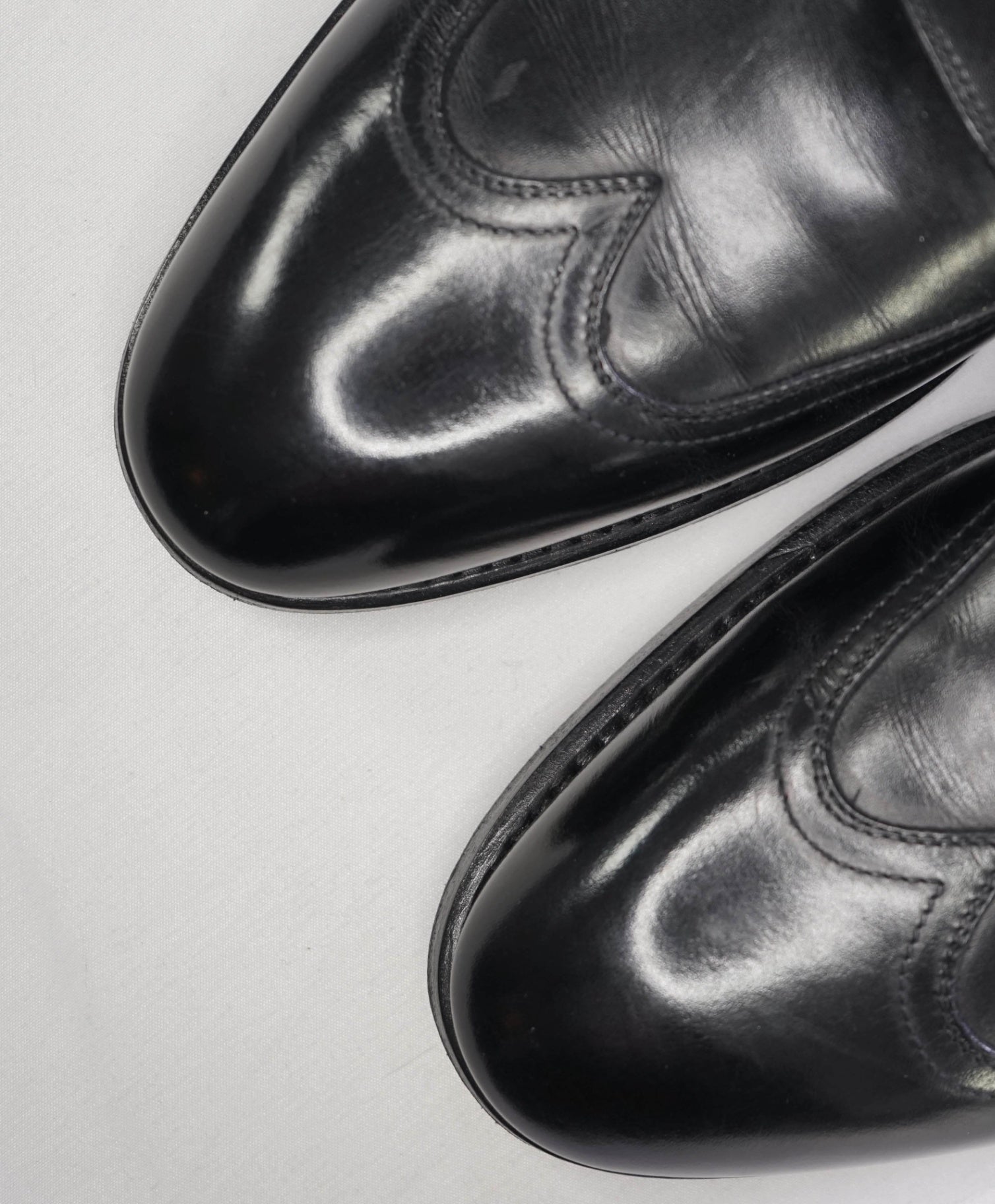 $1,295 Salvatore Ferragamo "TRAMEZZA" Black Monk Straps Loafers 9.5 E