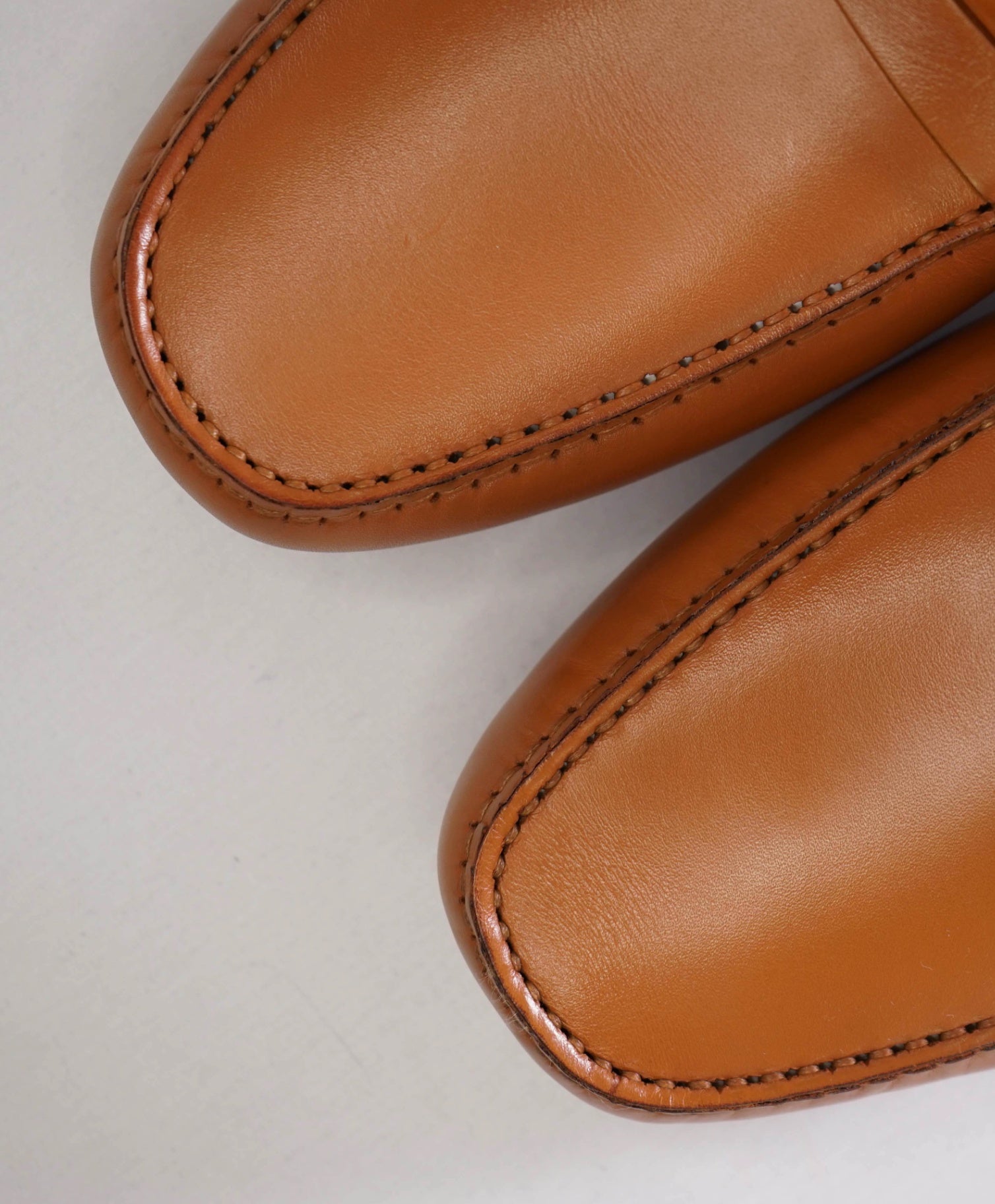 $800 Salvatore Ferragamo Light brown "Newton" Leather Loafer 10.5 E