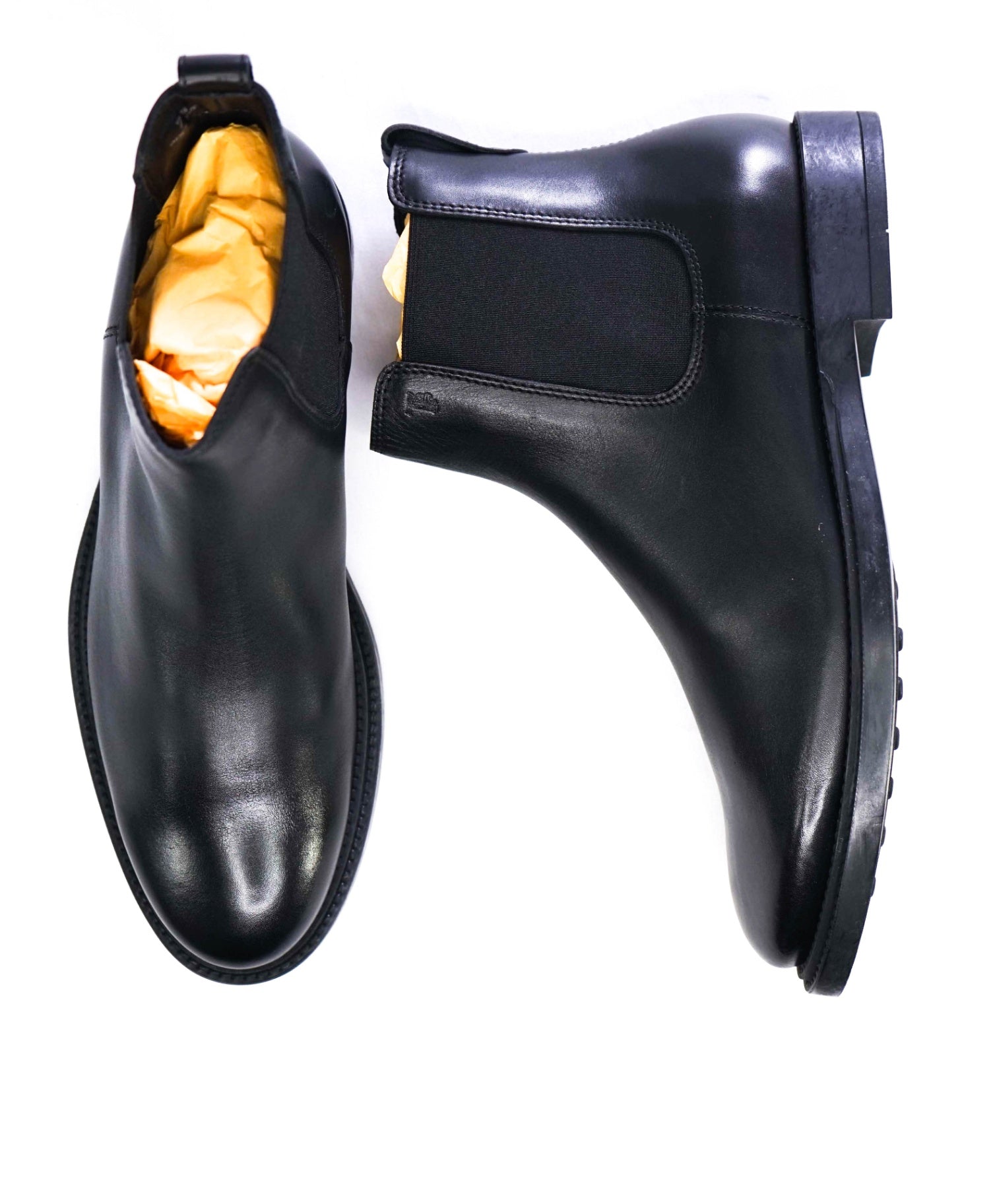 $825 Tod's Black Ankle Boots Leather US 8.5 (7.5UK)