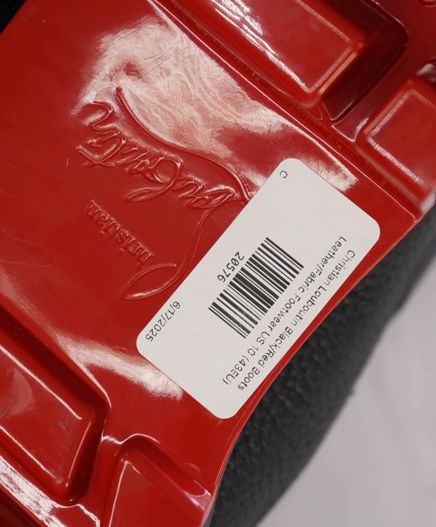 $1,595 Christian Louboutin DUNE Black Boots Leather US 10 (43EU)