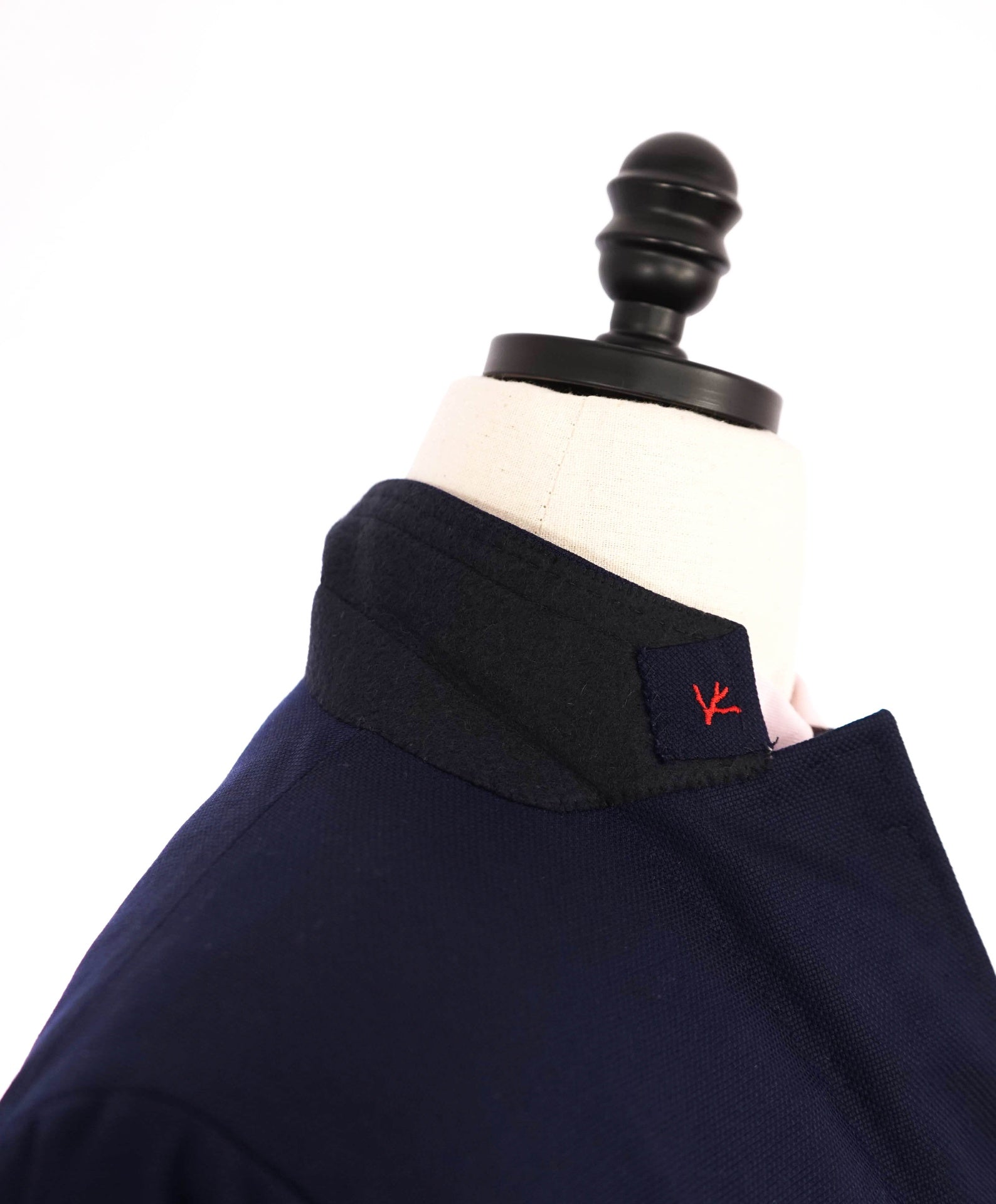 $3,295 ISAIA Cortina Navy Patch Pocket Wool Blazer 46R