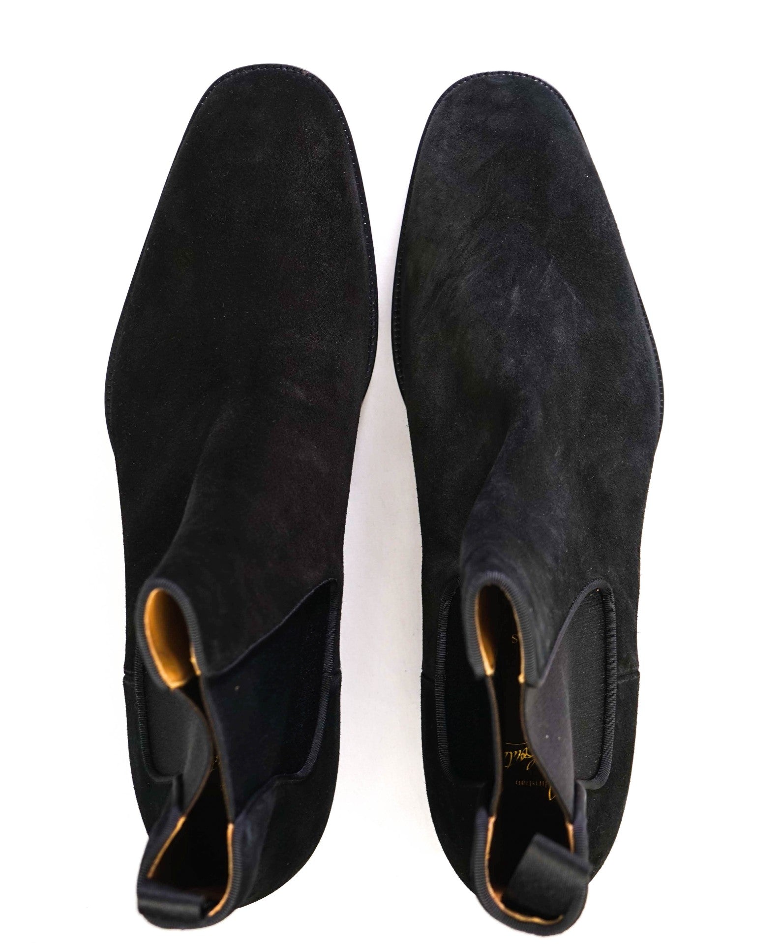 $1,300 CHRISTIAN LOUBOUTIN - *ALPINOSOL* Suede Lug Sole Boots US 12.5 (45.5EU)