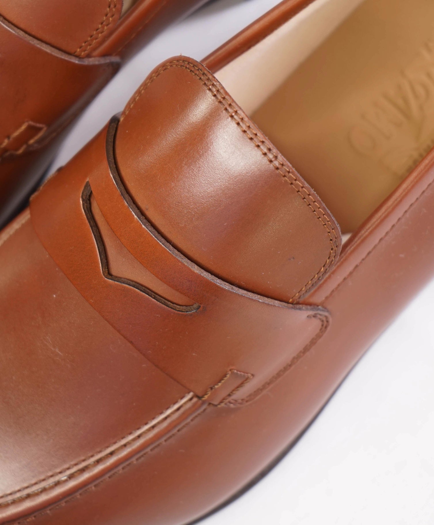 $895 SALVATORE FERRAGAMO - “GOYA" Brown Gancini Loafers 10 EE