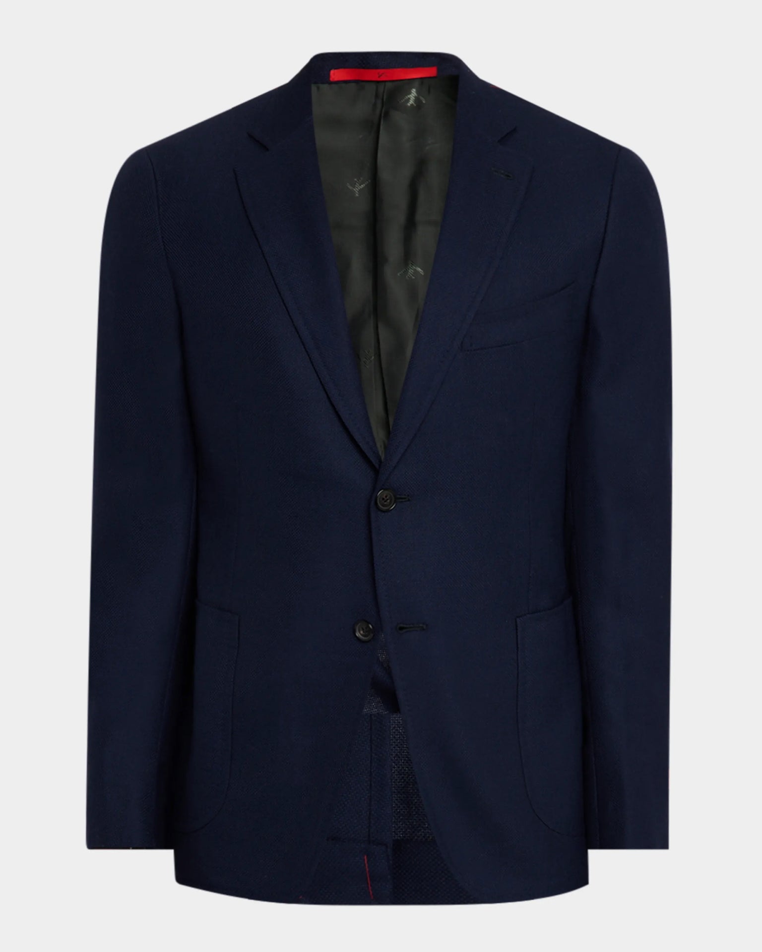 $3,295 ISAIA Cortina Navy Patch Pocket Wool Blazer 46R