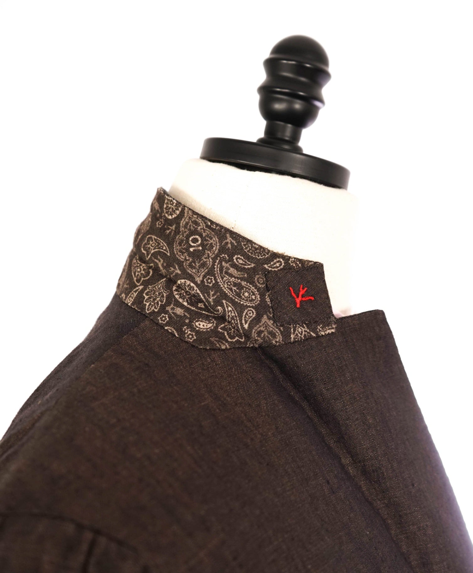 $5,750 ISAIA Brown Linen SIDE TAB NAPOLI Custom 1/1 - 38R