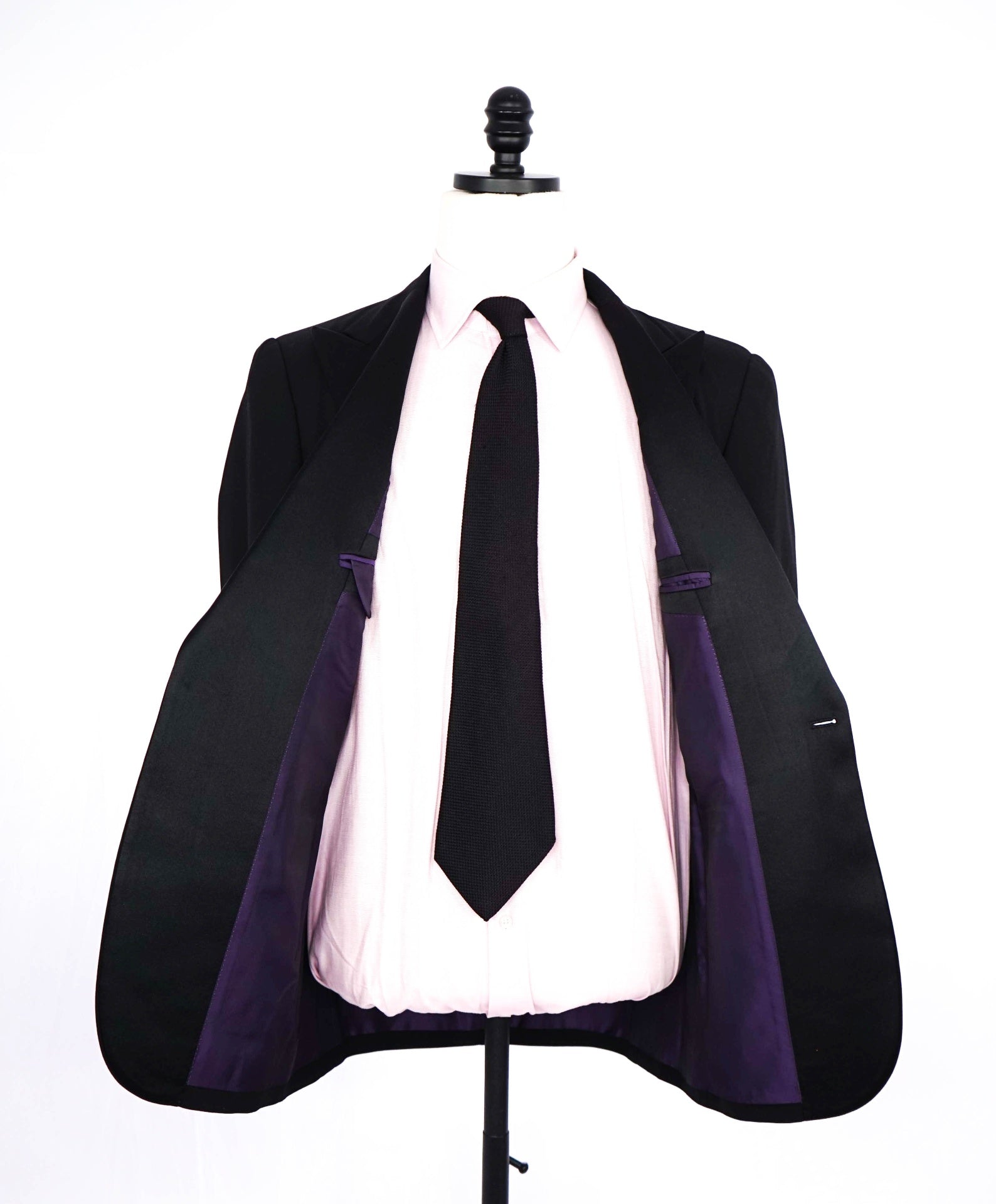 $3,495 RALPH LAUREN PURPLE LABEL - Black Peak Lapel Dinner Jacket 38R