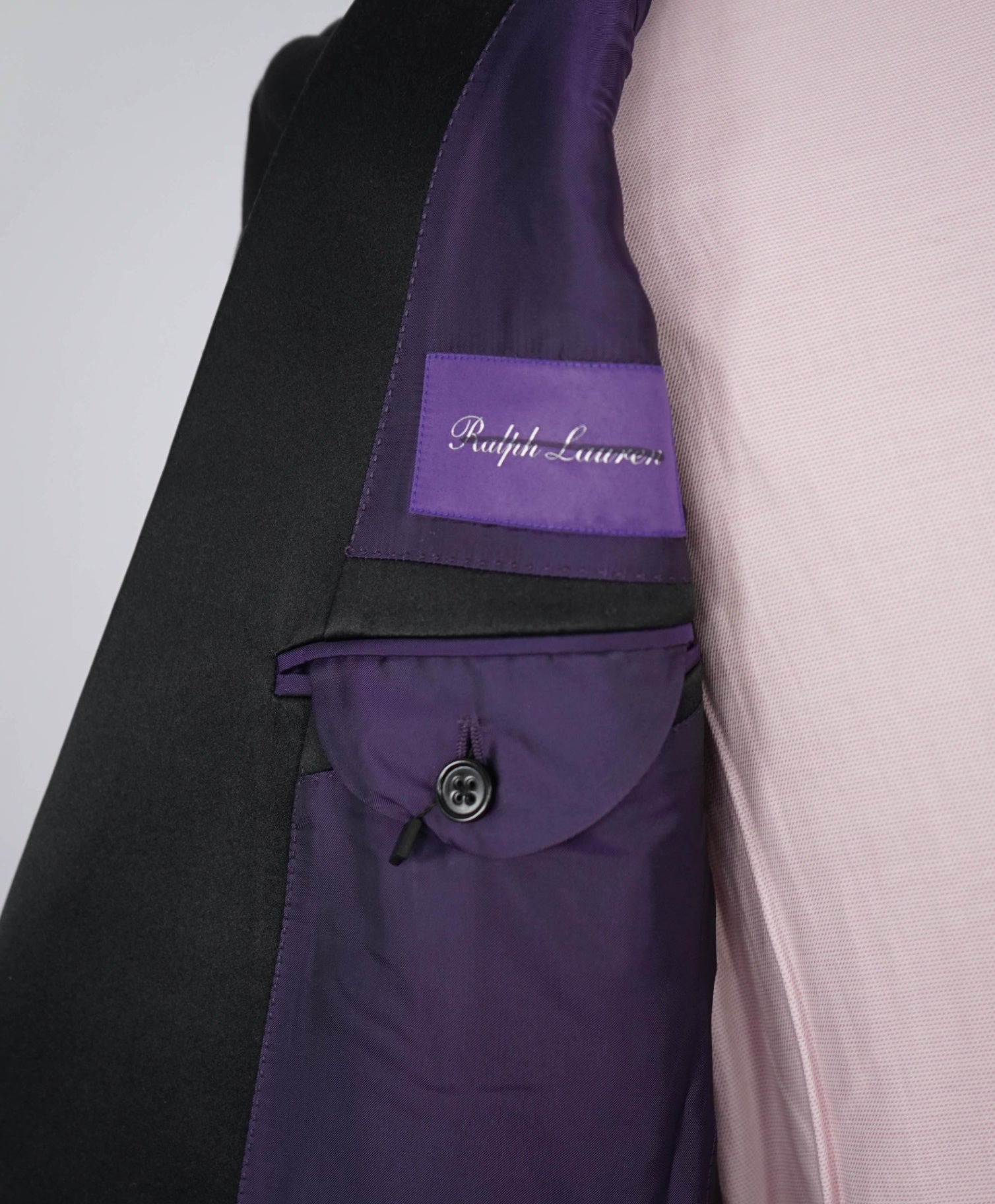 $3,495 RALPH LAUREN PURPLE LABEL - Black Peak Lapel Dinner Jacket 38R