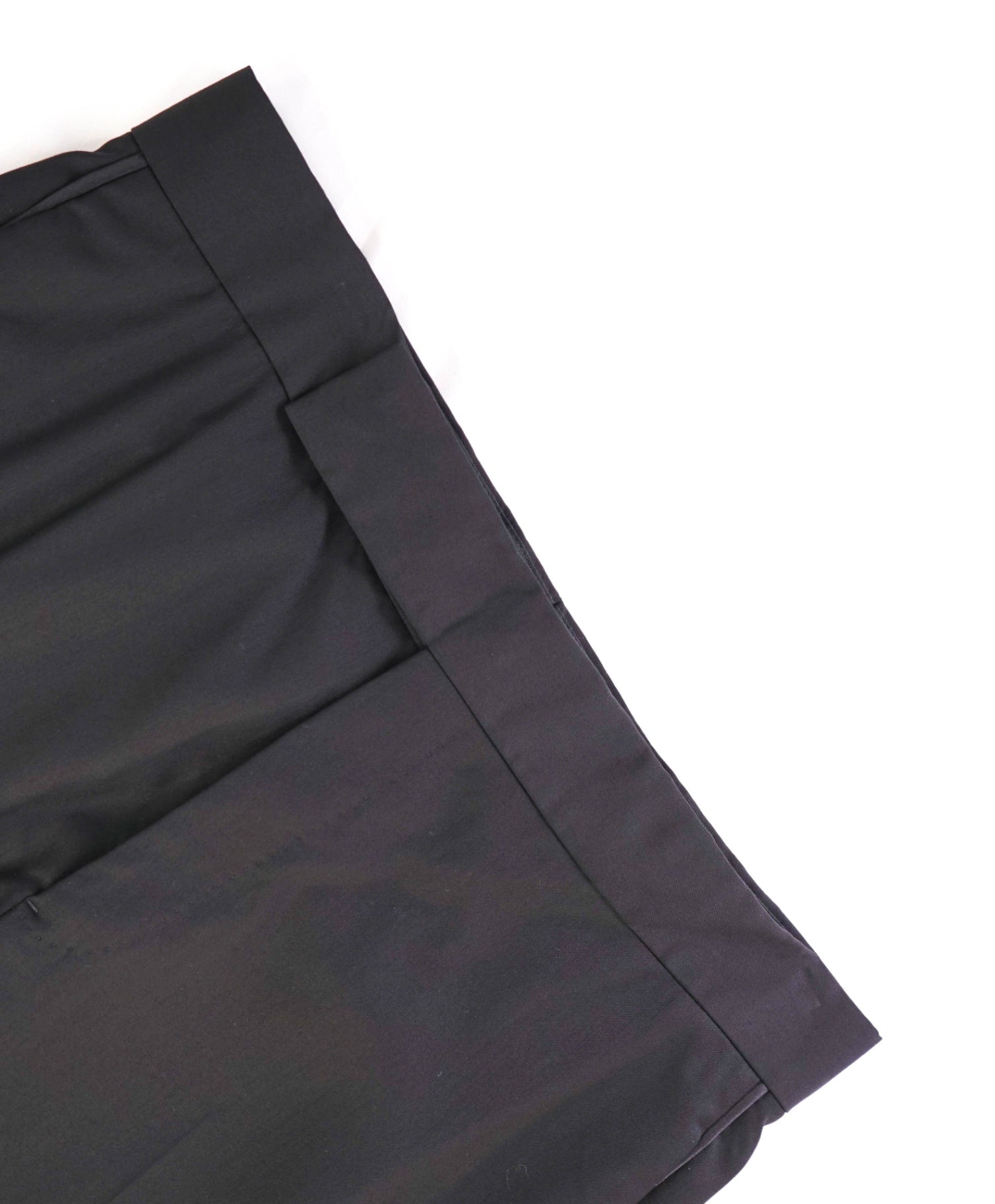 $595 ARMANI COLLEZIONI - Black Flat Front Tuxedo Dinner Pants - 39W