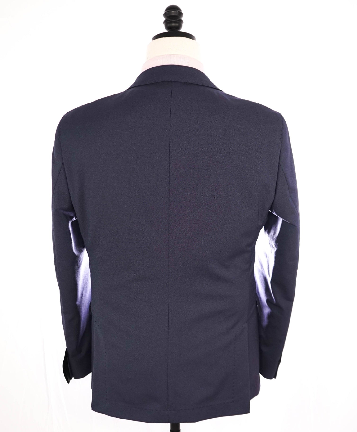 $825 HUGO BOSS Solid Blue Performance Stretch Packable Suit 38S