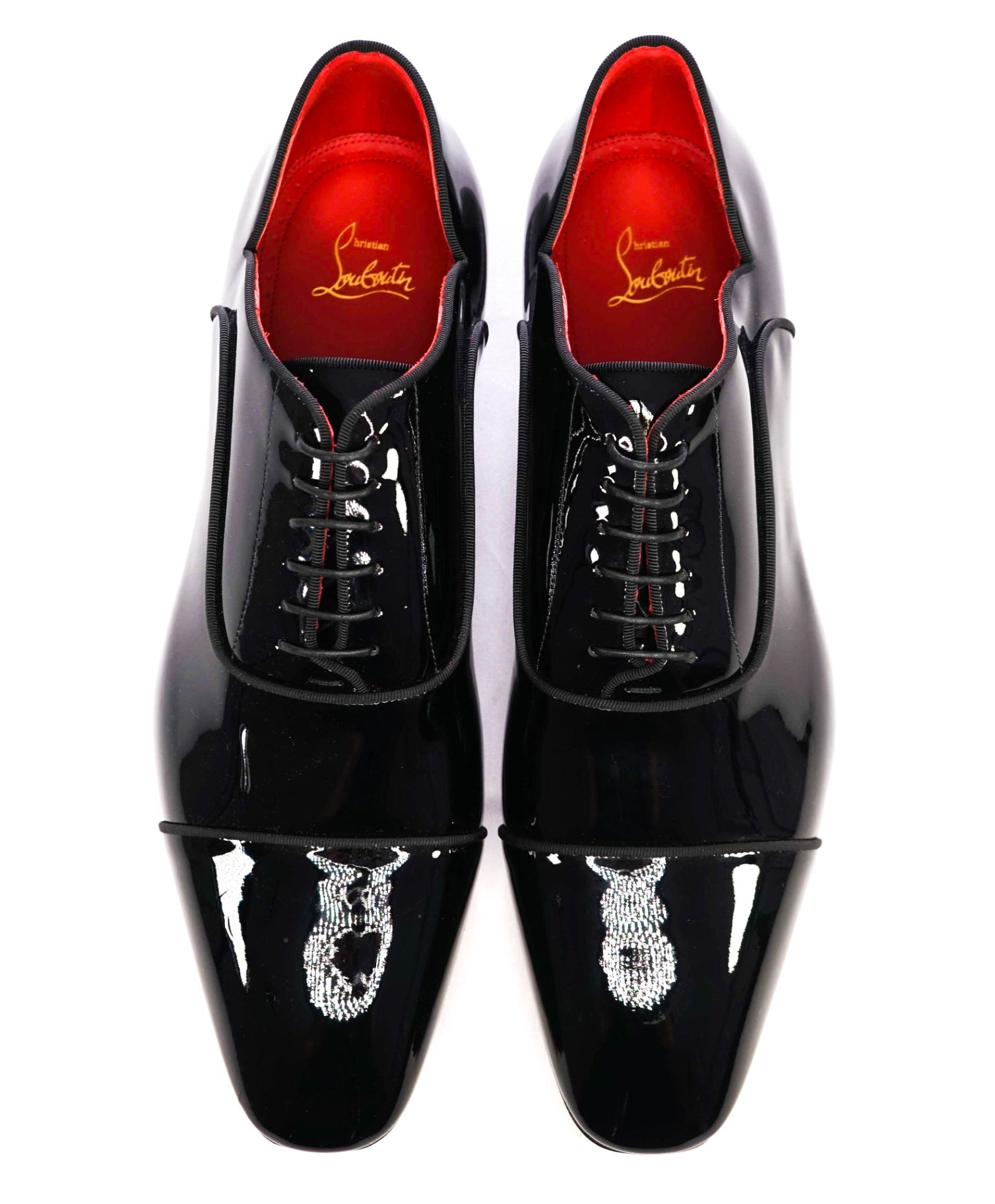 $1,050 Christian Louboutin Black "Greggy Chick" Oxford US 12 (45EU)