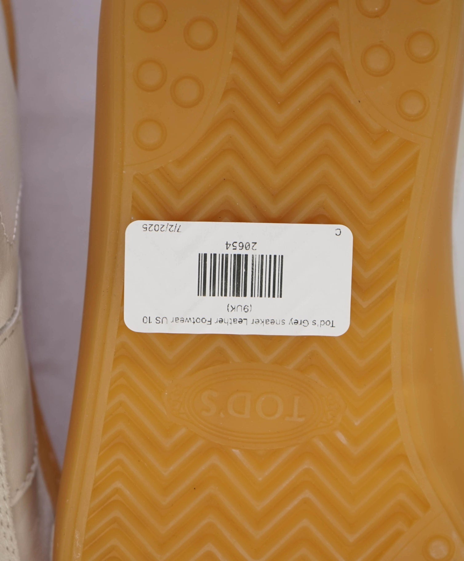 $700 Tod's Ivory Sneaker Leather Footwear US 10 (9UK)