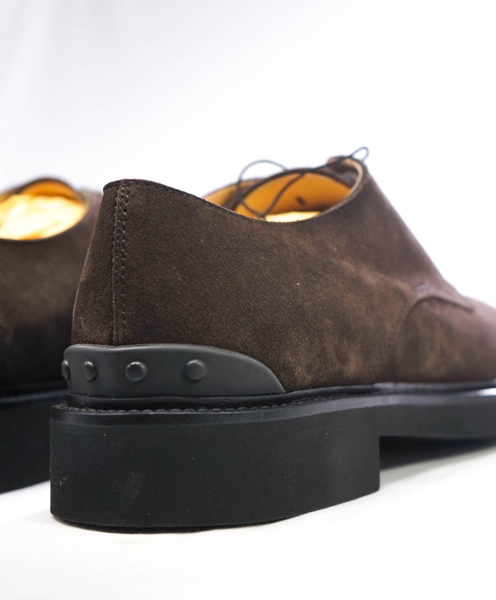 $875 Tod's Brown Suede Derbies Derby Footwear US 9 (8UK)