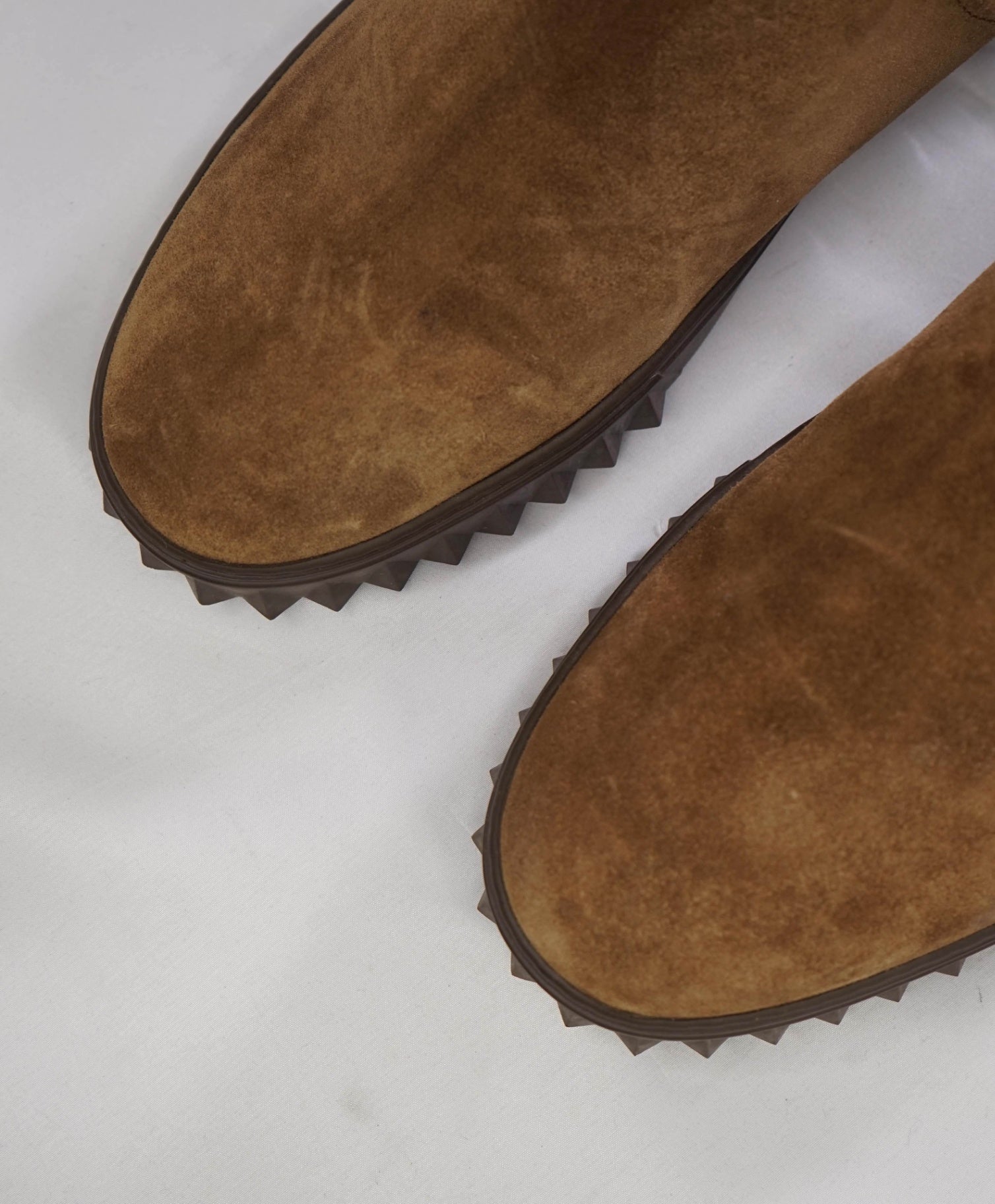$850 Salvatore Ferragamo "TALOS" Brown Boots Suede 13 M