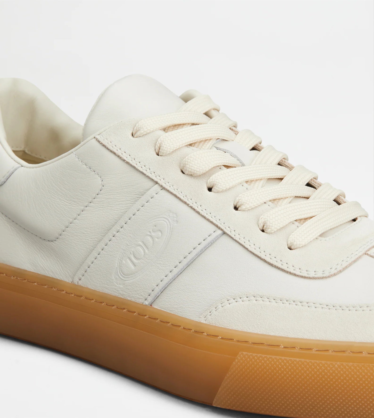 $700 Tod's Ivory Sneaker Leather Footwear US 10 (9UK)