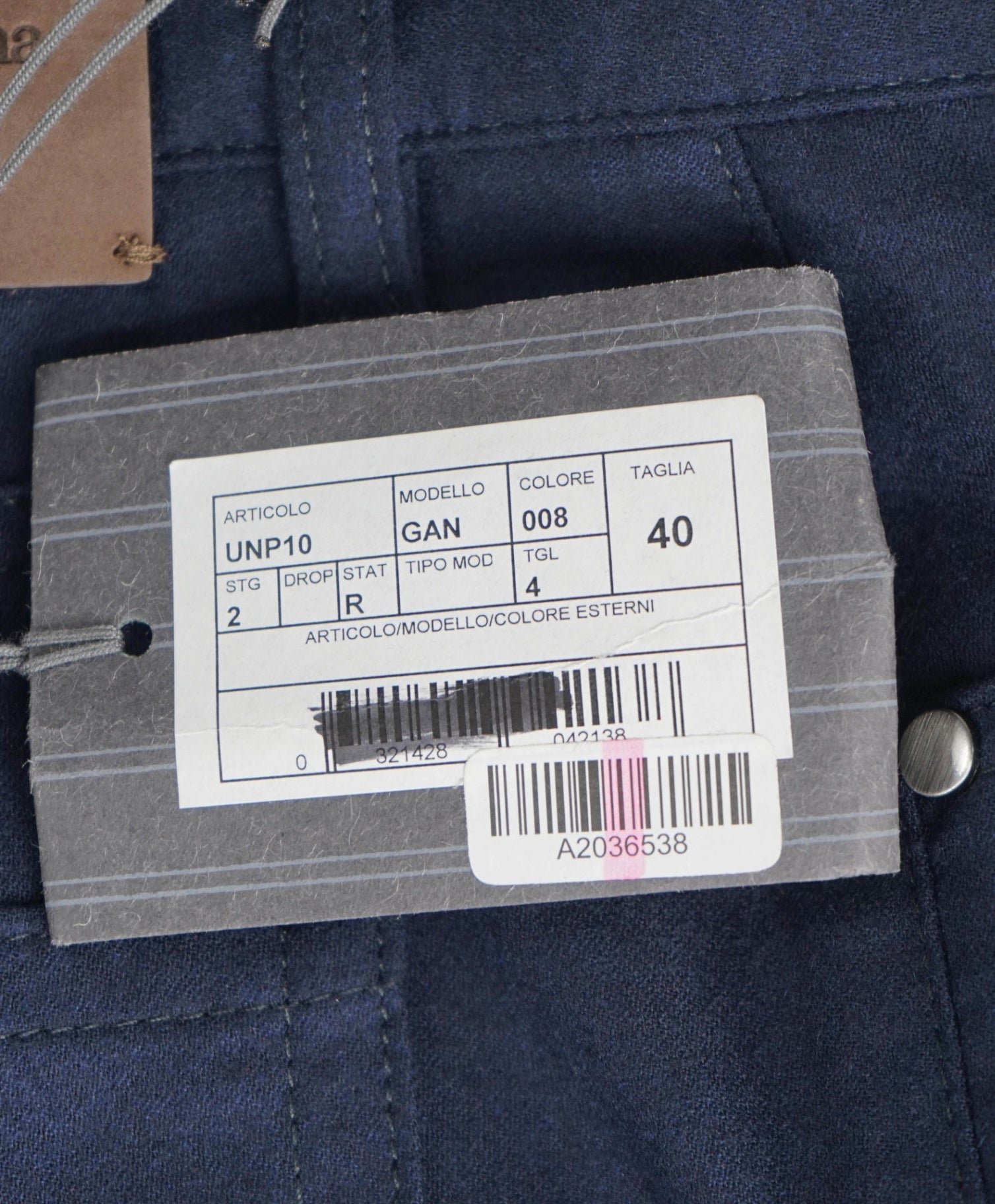 $695 Ermenegildo Zegna Solid Navy Wool 5-Pocket Dress Pants 40W