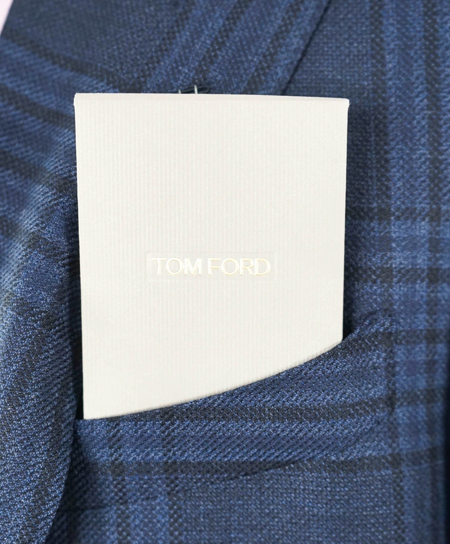 $4,080 TOM FORD "Shelton" Grand Check Dinner Jacket Blazer 46R