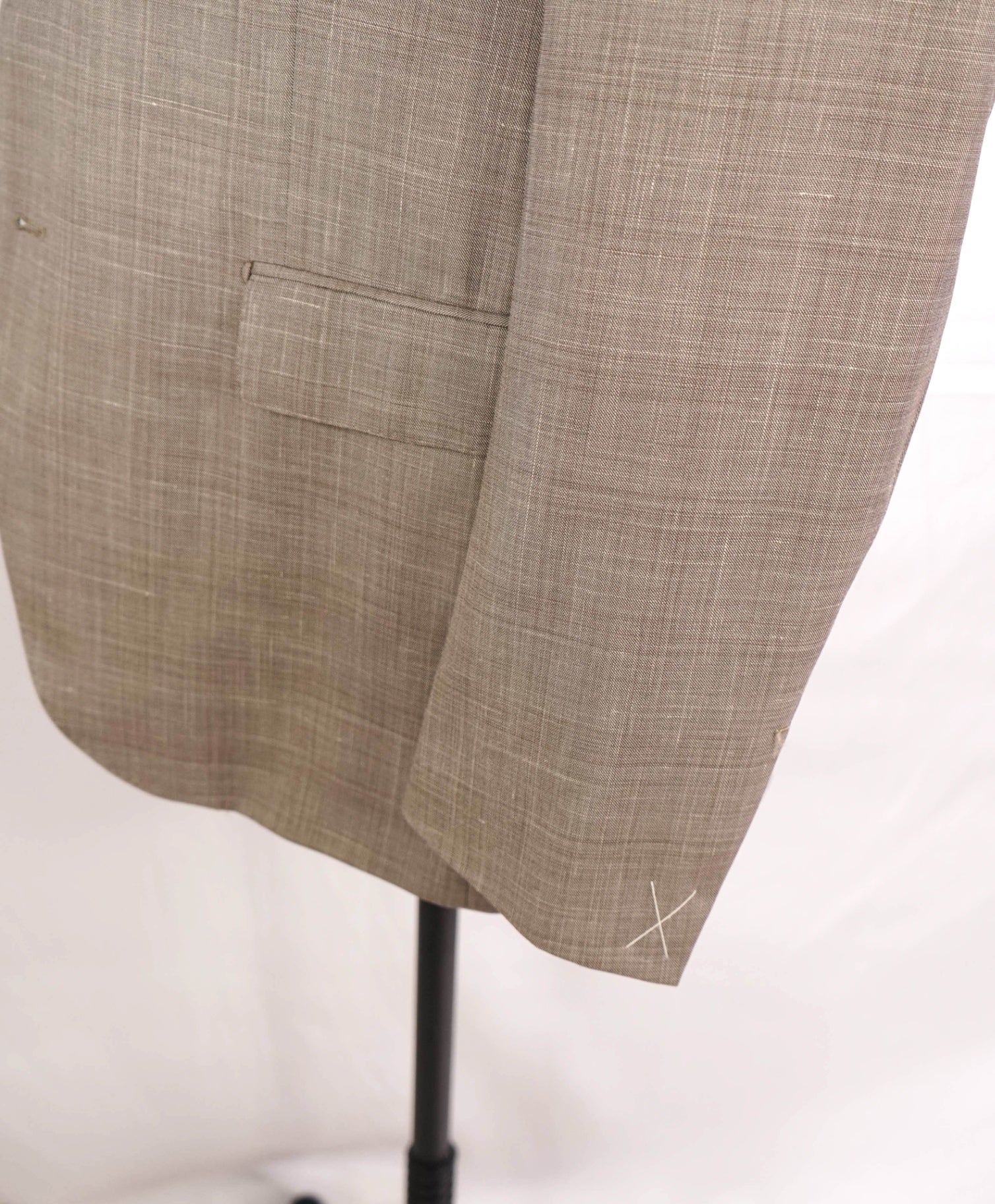 $4,950 ZEGNA "TROFEO SUMMER" Beige Wool/Linen/Silk Suit 44R