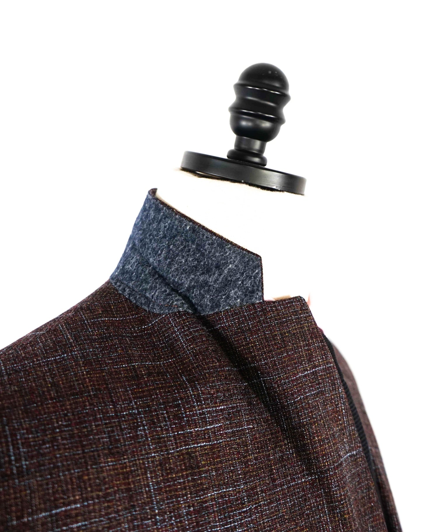 $995 Saks Fifth Avenue Brown/Blue/Red BAMBOO Blazer 44R