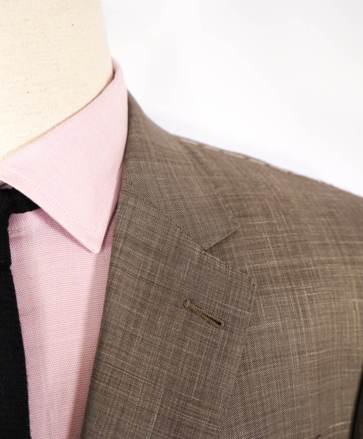 $4,950 ZEGNA "TROFEO SUMMER" Beige Wool/Linen/Silk Suit 44R
