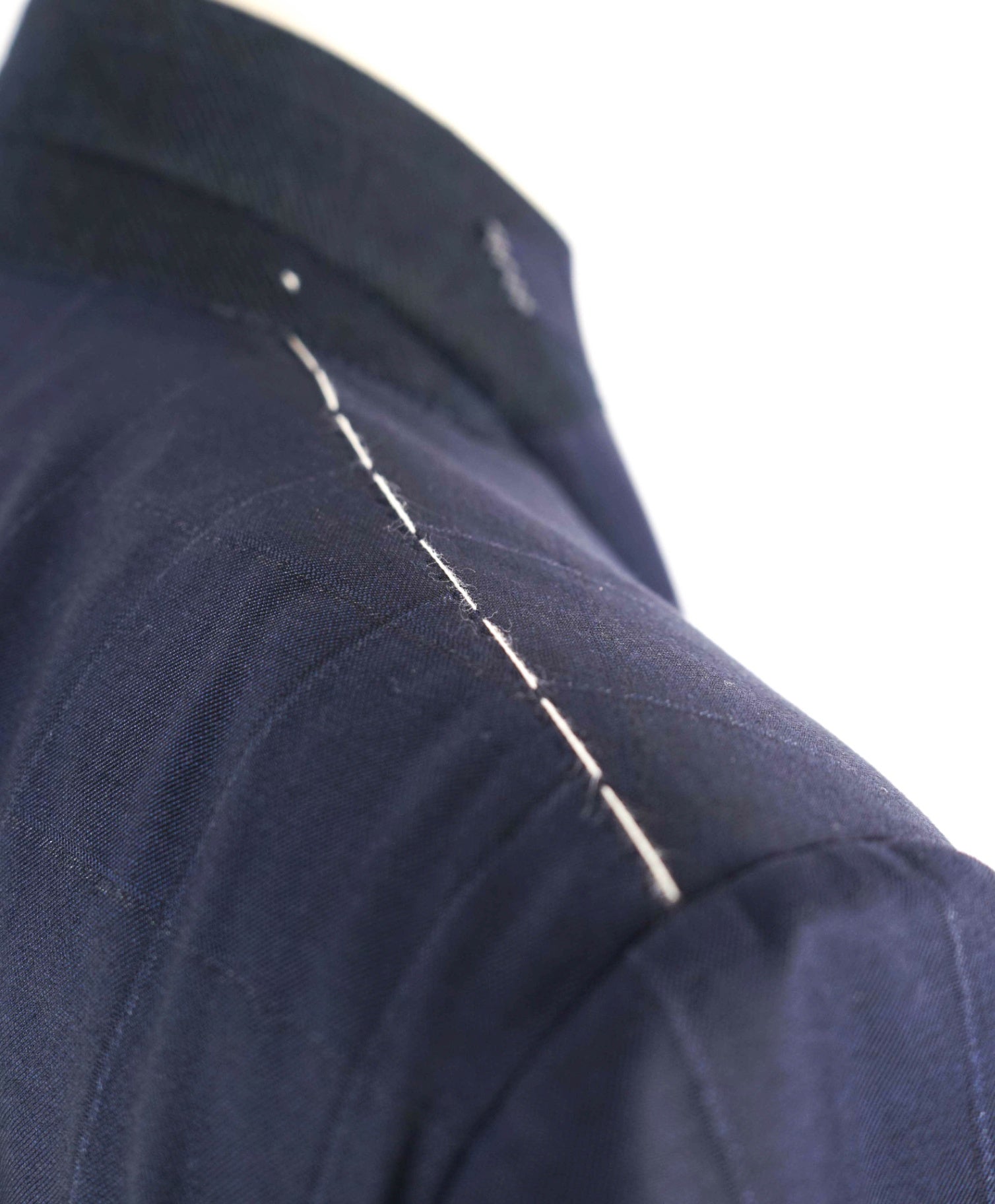 $3,995 Ermenegildo Zegna Navy Chalk Windowpane Wool Suit 44L