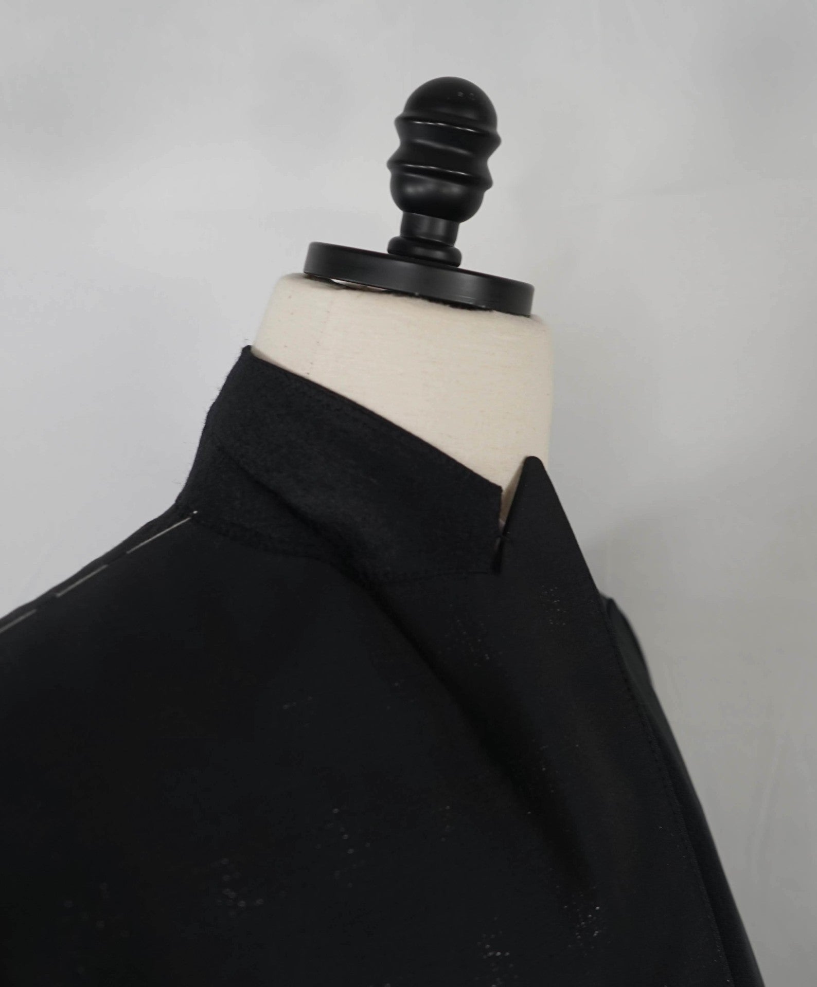 SAKS FIFTH AVENUE - Black Tonal Tuxedo Dinner Jacket Blazer 46R