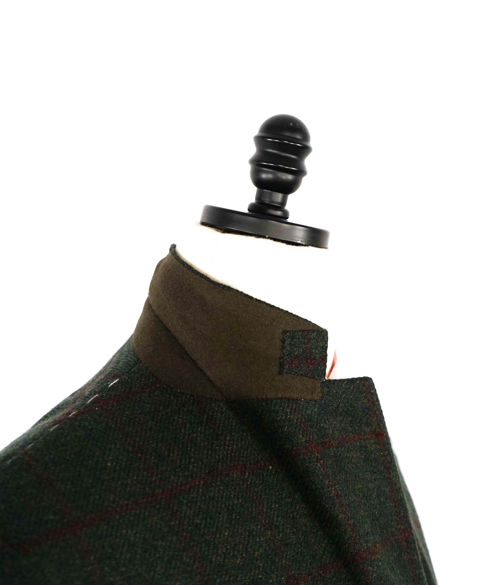 $9,250 KITON - *PURE CASHMERE* Green Check Blazer - 42R