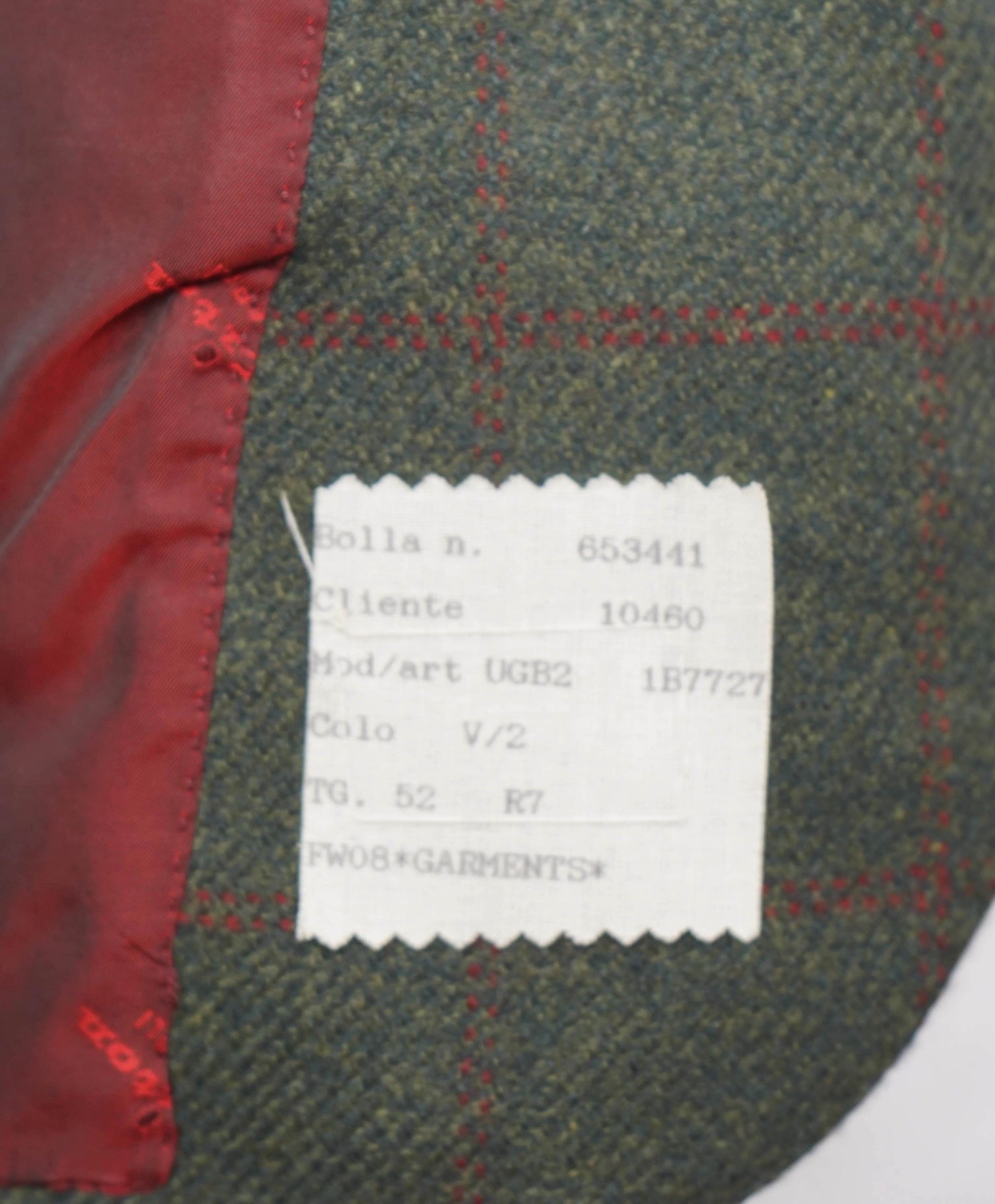 $9,250 KITON - *PURE CASHMERE* Green Check Blazer - 42R