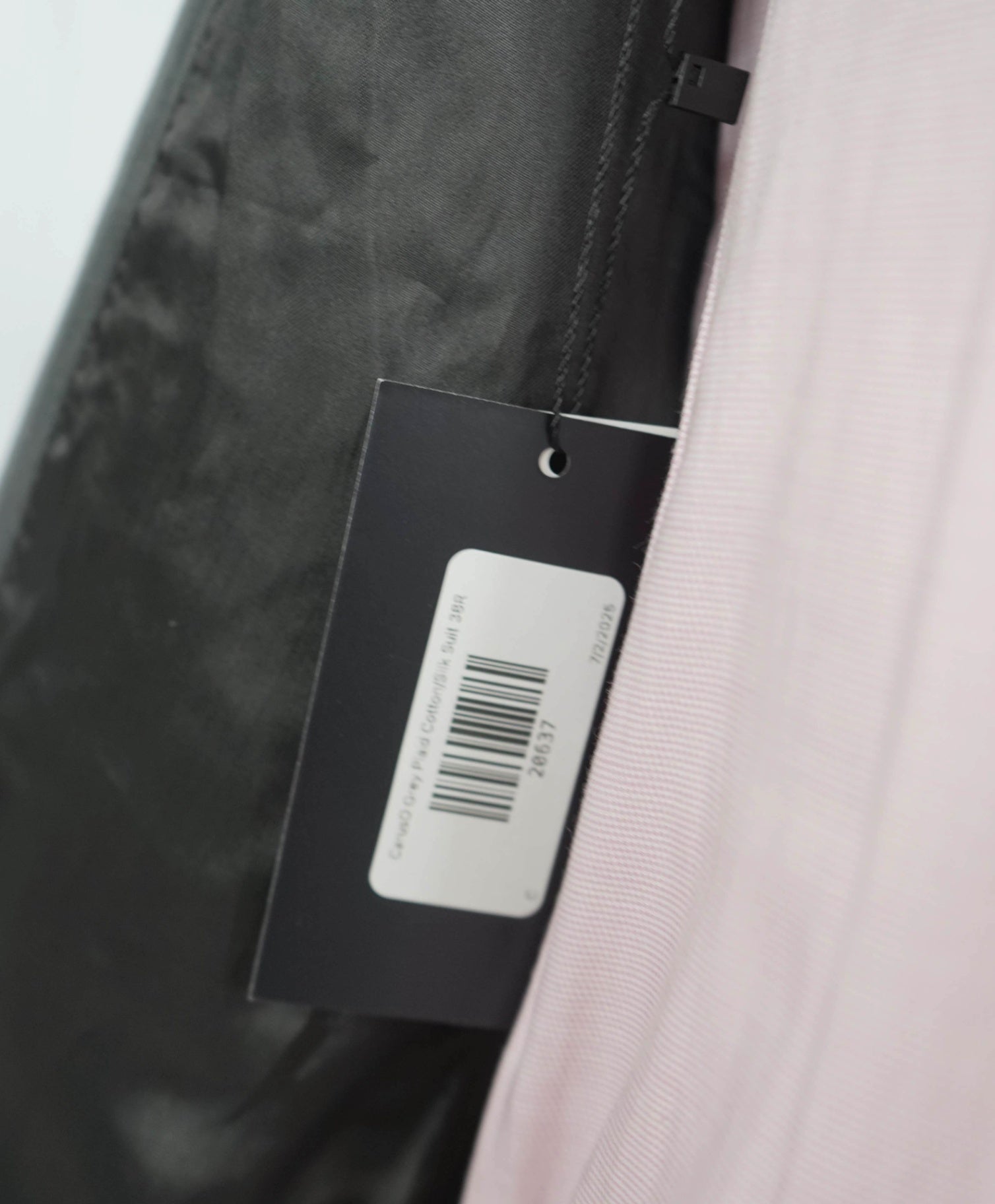 $2,000 Caruso Grey Plaid COTTON/SILK 2/3-Btn Roll Lapel Suit 38R