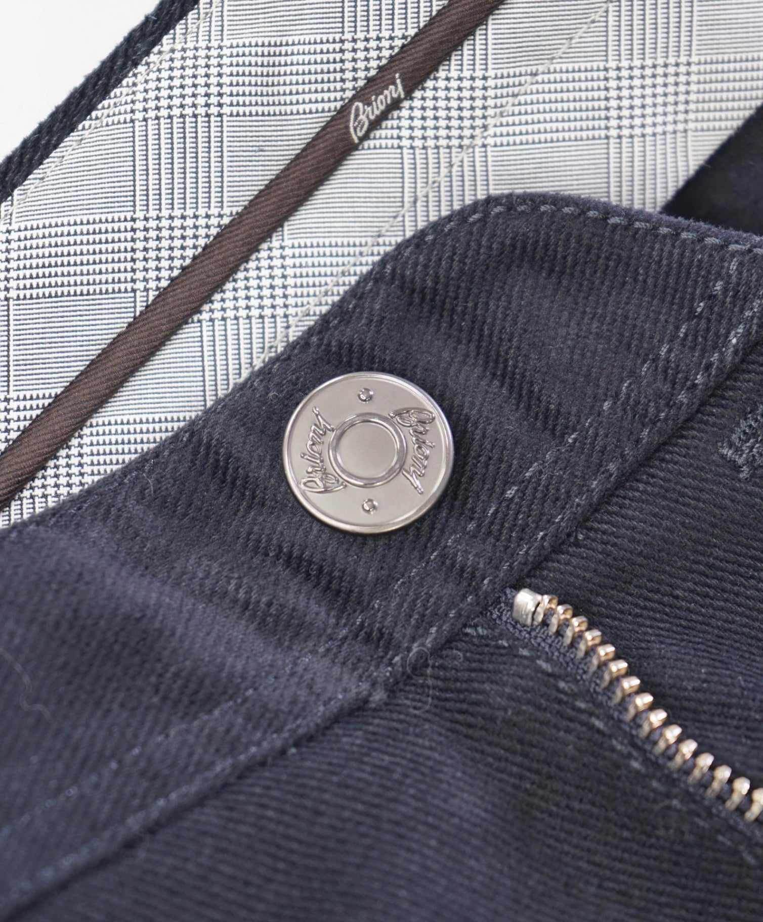 $995 Brioni Navy Cotton 5-Pocket Casual/Dress Pants 45W